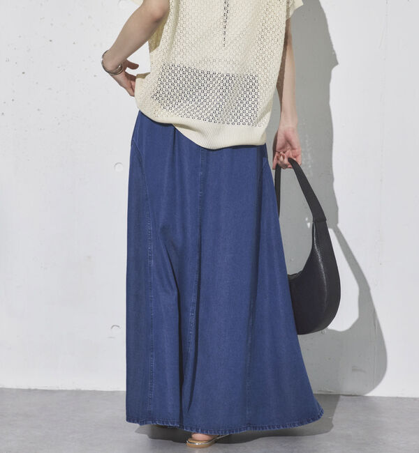 Doux archives「ソフトデニムフレアスカート」|スカート|