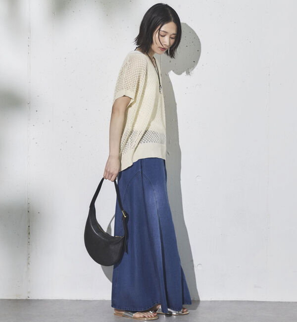 Doux archives「ソフトデニムフレアスカート」|スカート|