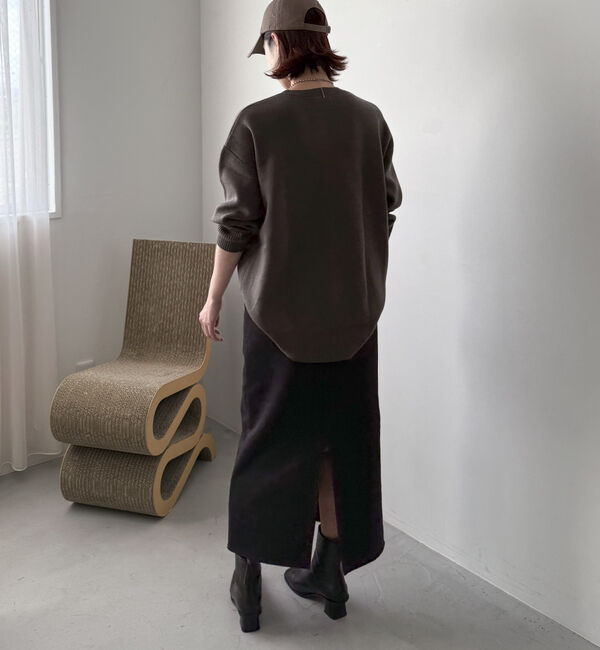 Doux archives「裏起毛ベイカータイトスカート」|スカート|