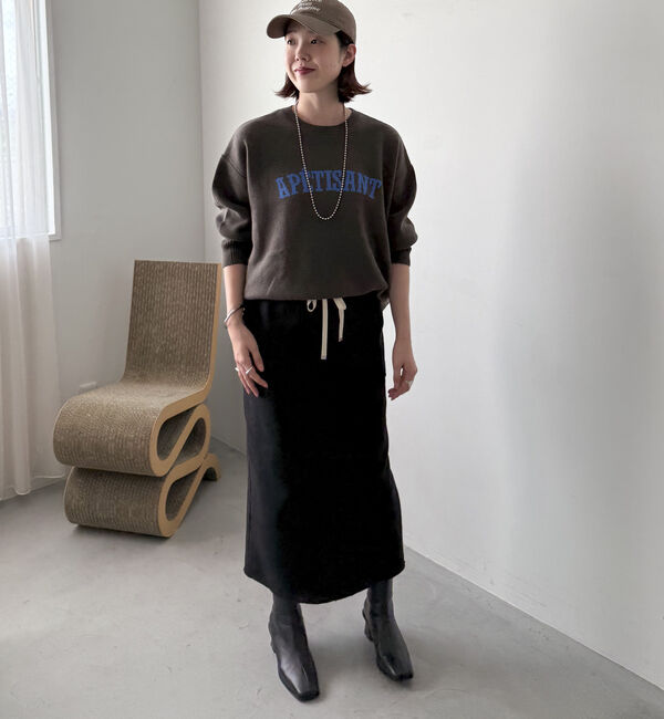 Doux archives「裏起毛ベイカータイトスカート」|スカート|