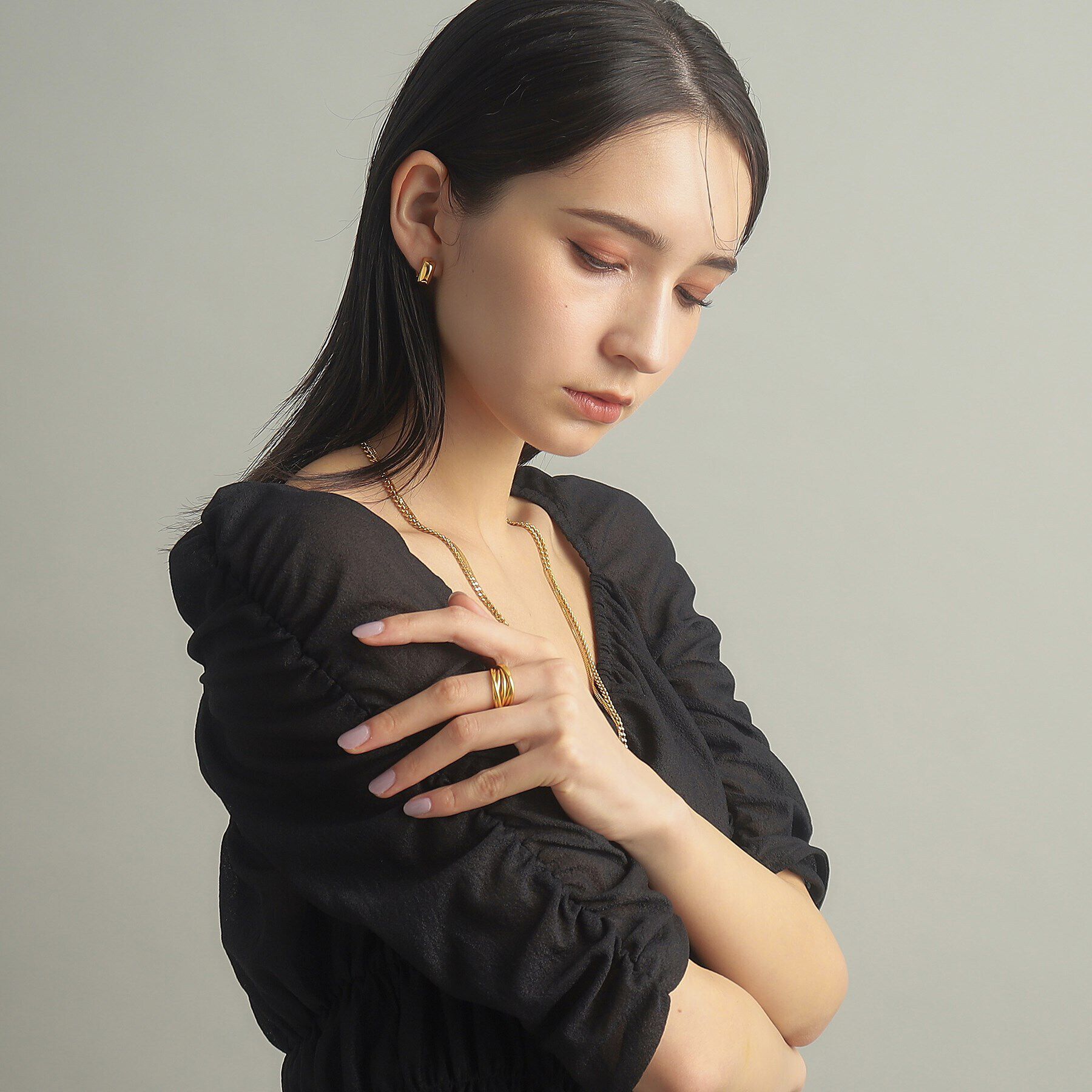 COCOSHNIK ONKITSCH「シルバー バンドリング 8レイヤーズ GP」|リング|