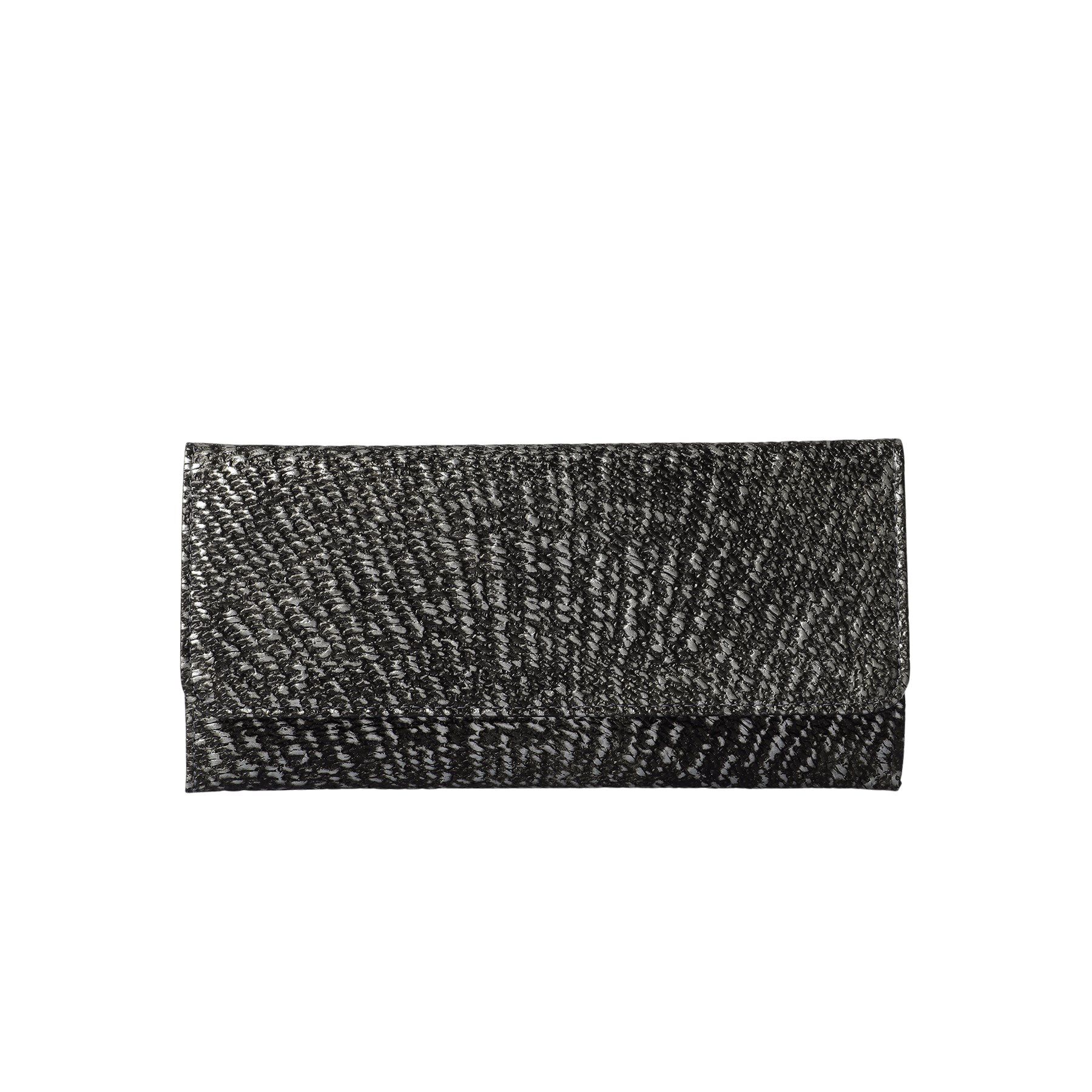 HIROKO HAYASHI「DAMASCO（ダマスコ）薄型長財布ミニ」|財布|シルバー(006)