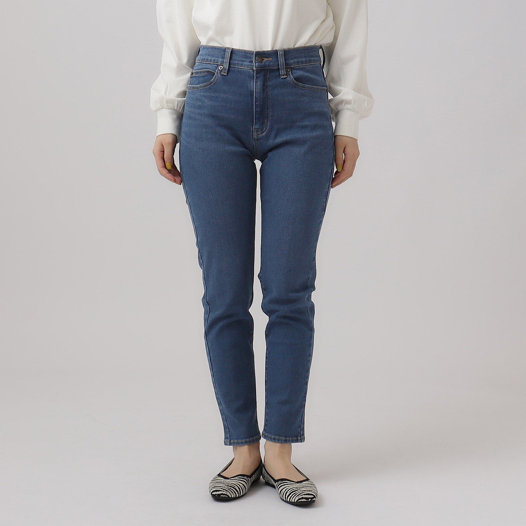 SHOO･LA･RUE「デニムスキニーパンツ」|デニム|