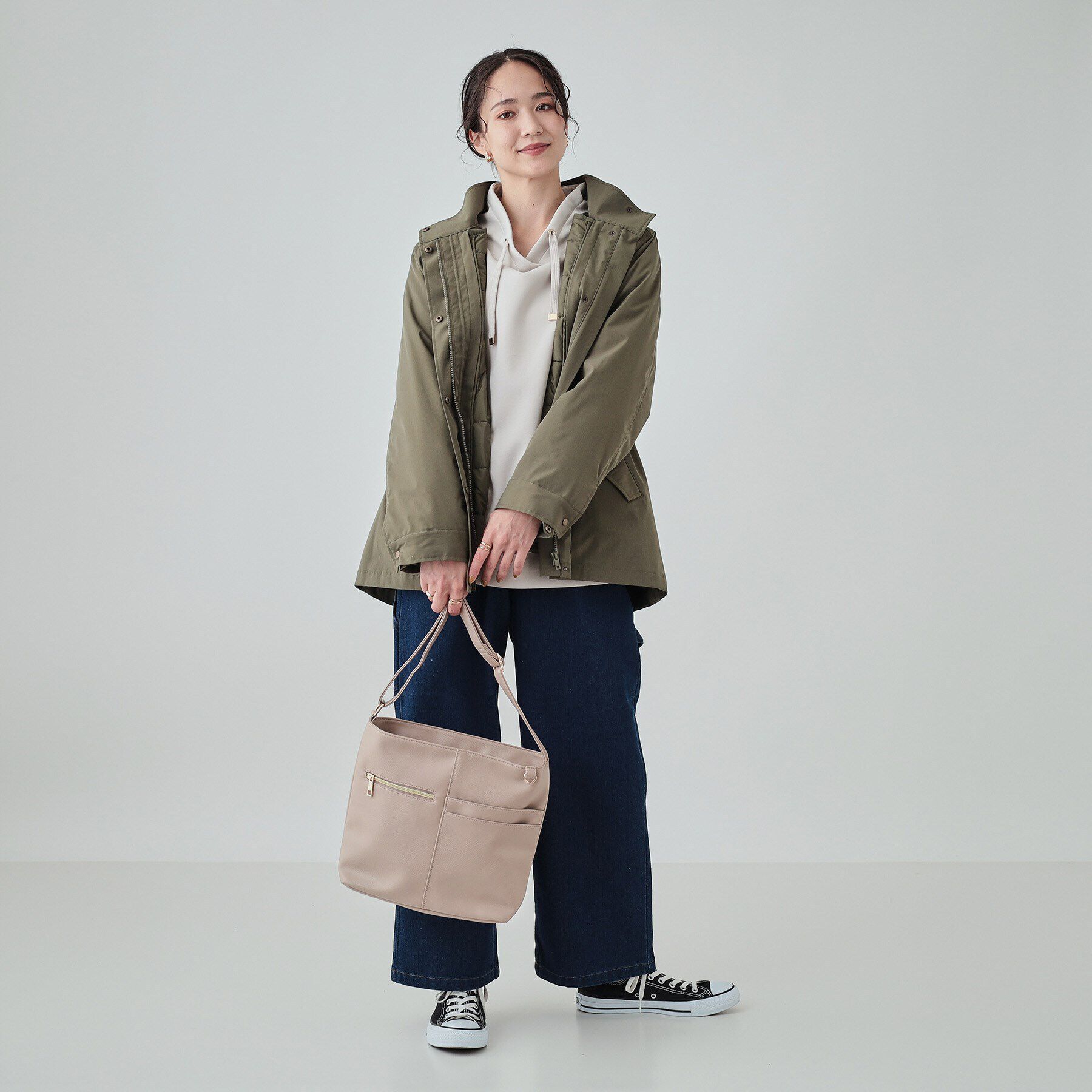 SHOO･LA･RUE「プレゼントにも フロント切り替えショルダーバッグ」|ショルダー・メッセンジャー|