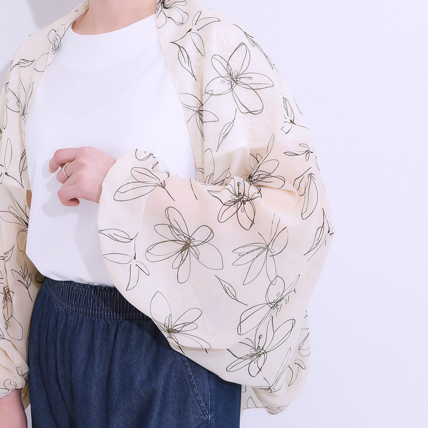 SHOO･LA･RUE「【接触冷感/ギフトにも】コンパクトボレロ」|カーディガン|