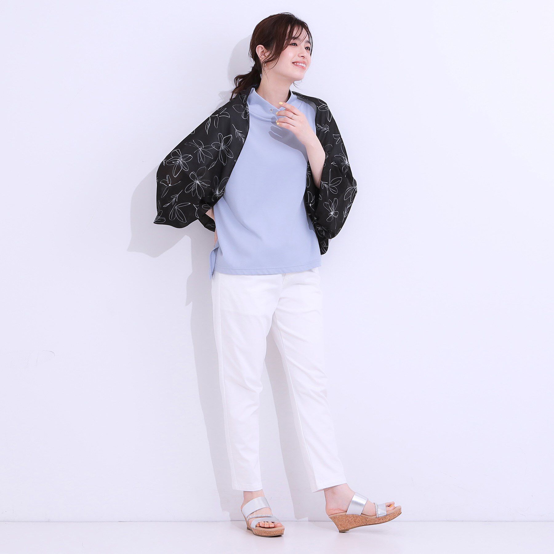 SHOO･LA･RUE「【接触冷感/ギフトにも】コンパクトボレロ」|カーディガン|