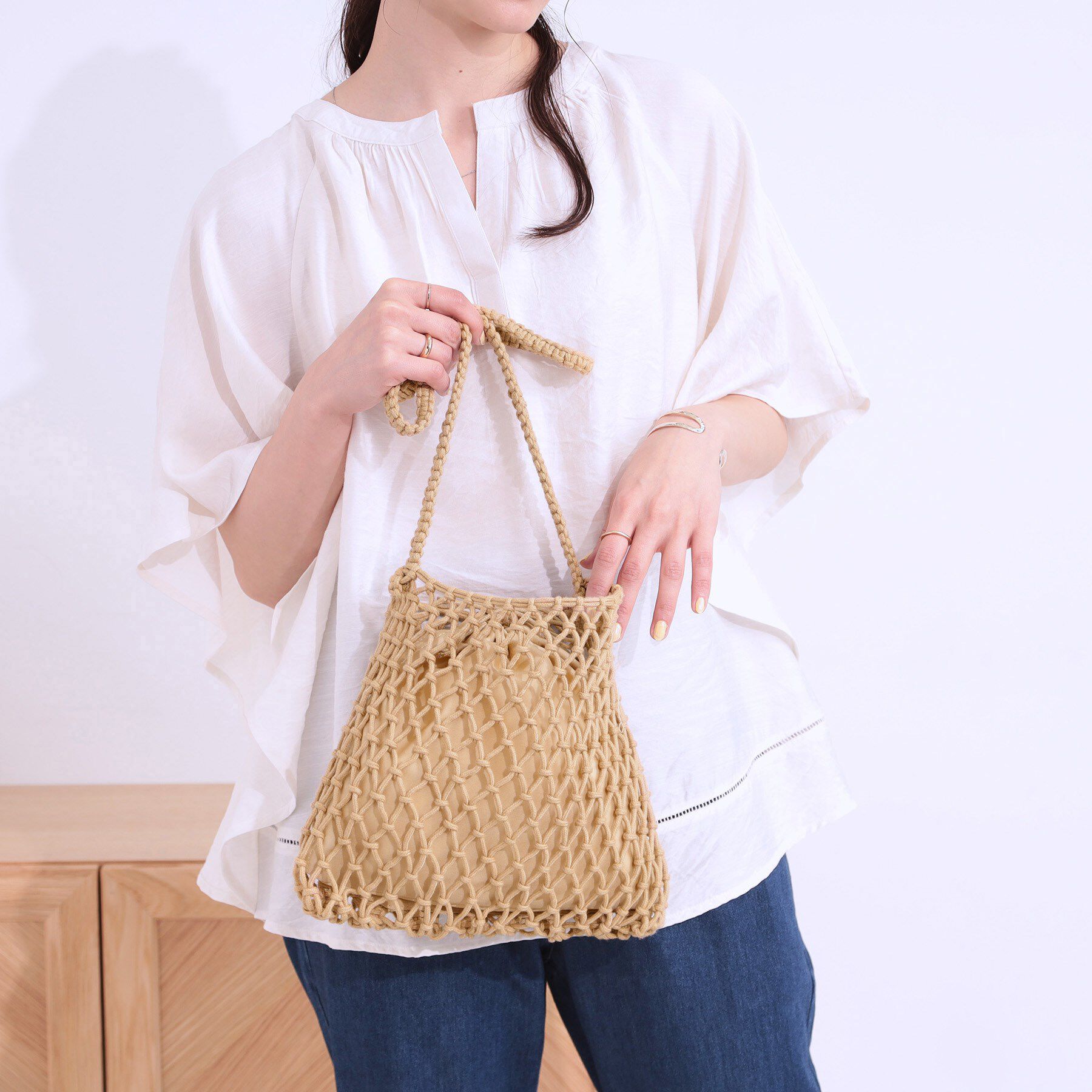 SHOO･LA･RUE「マクラメショルダーバッグ」|ショルダー・メッセンジャー|