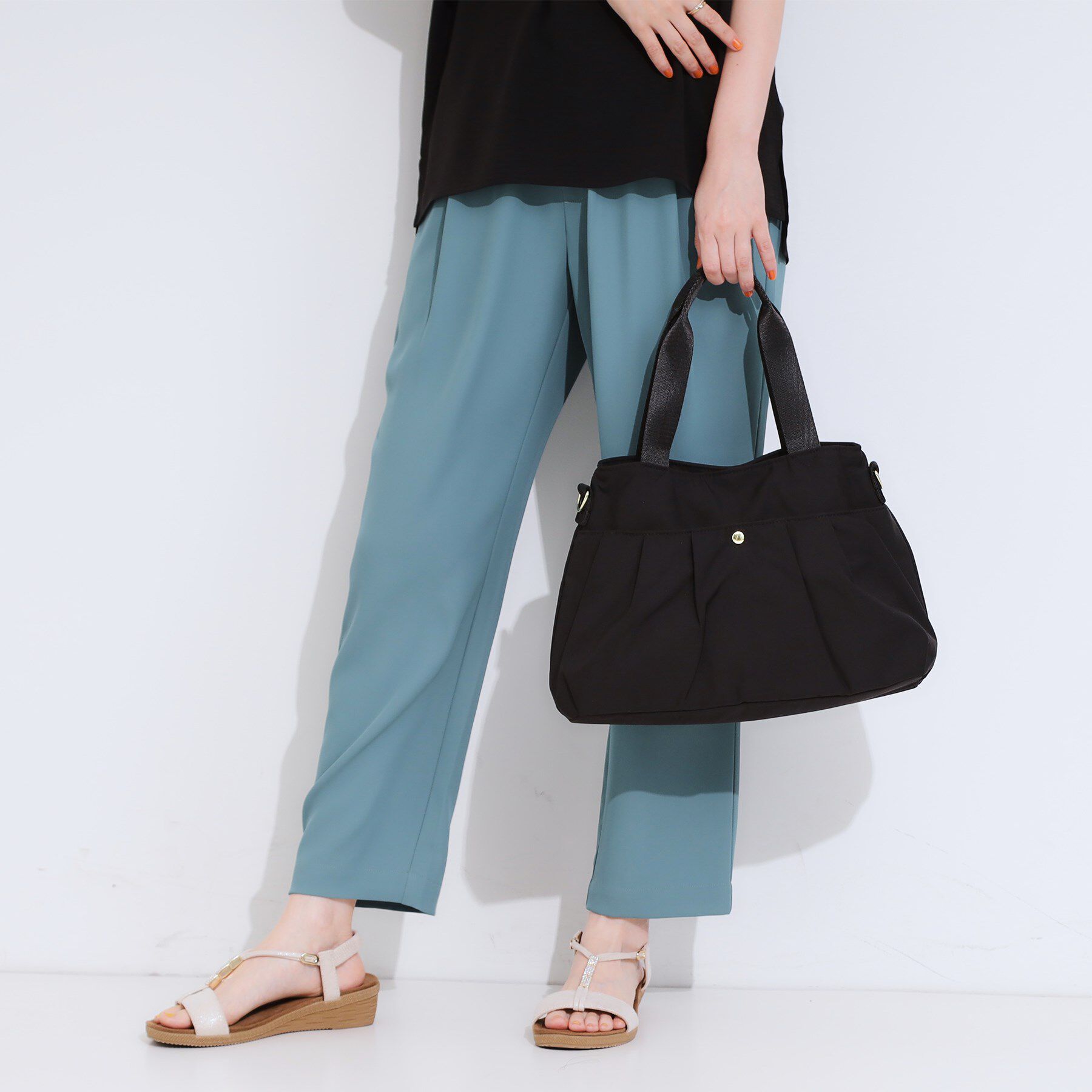 SHOO･LA･RUE「【撥水】ポケットタック2WAYトートバッグ」|トートバッグ|