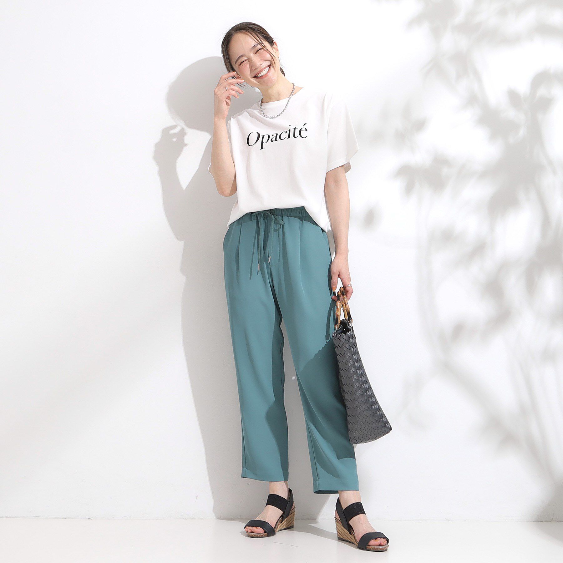 SHOO･LA･RUE「【洗える/S-LL/ひんやり/UV】選べる6柄 プリントTシャツ」|Tシャツ・カットソー|