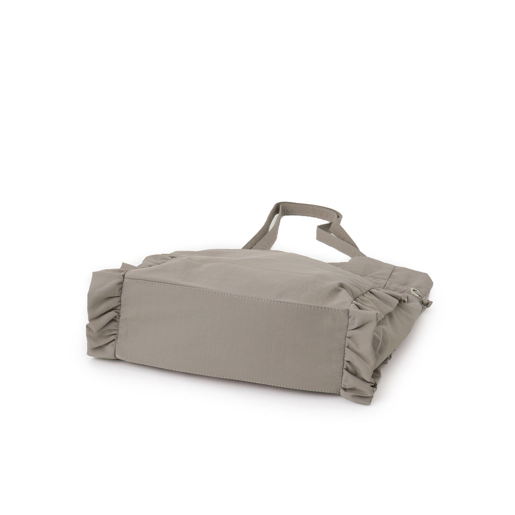 SHOO･LA･RUE「【撥水/A4】大人も持てる フリル巾着トートバッグ」|トートバッグ|