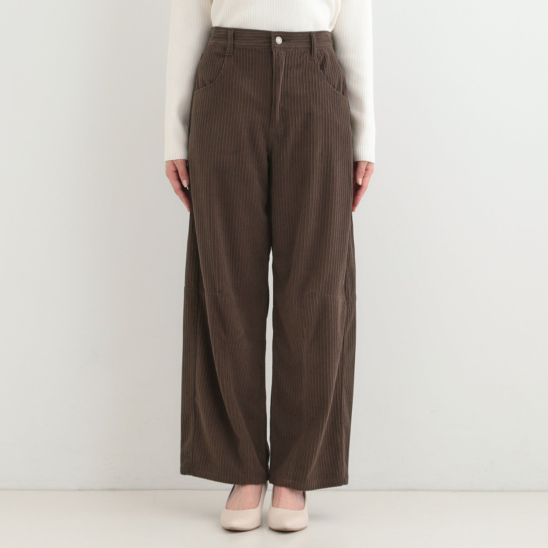 SHOO･LA･RUE「コーデュロイカーブパンツ」|その他|