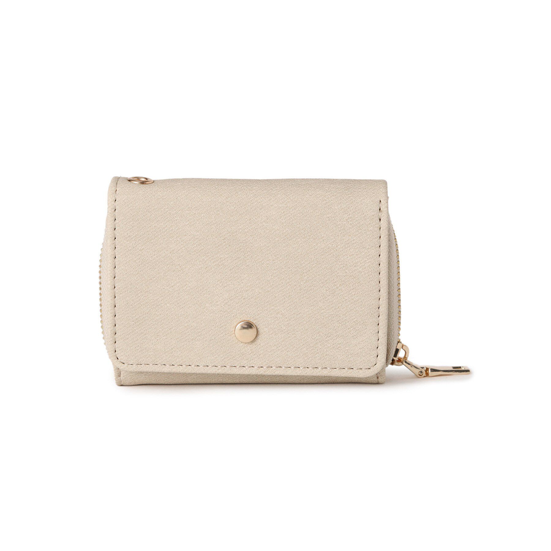 SHOO･LA･RUE「三つ折りミニ財布」|財布|ライトベージュ(45