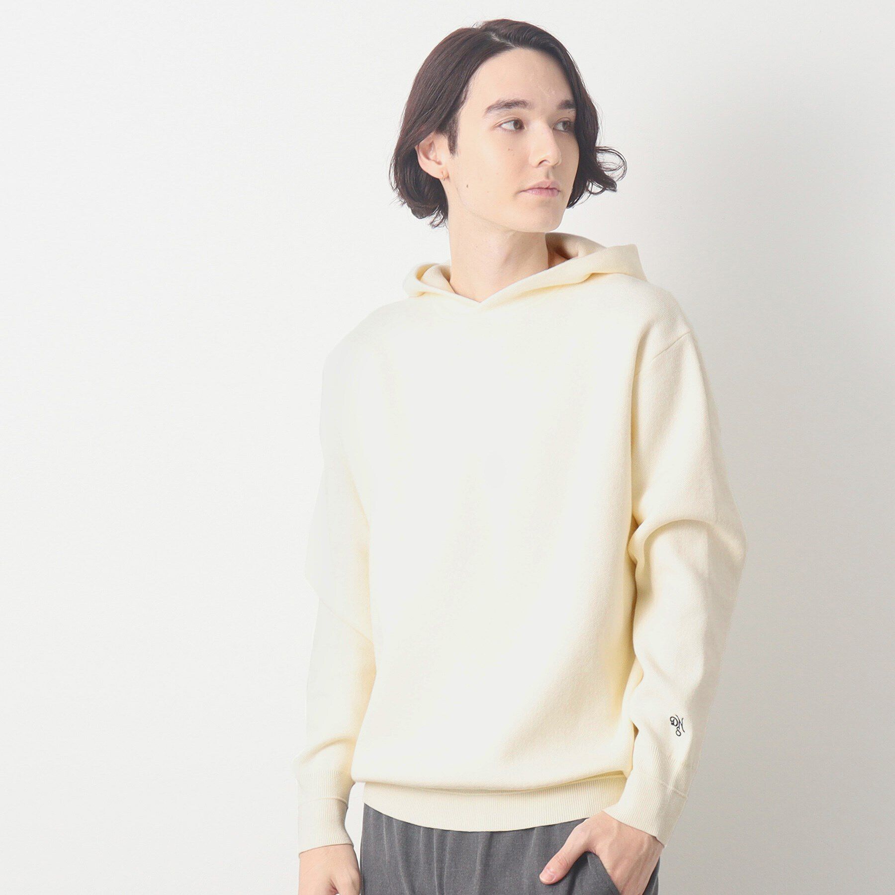 Dessin「フーデッドニットプルオーバー」|ニット・セーター|