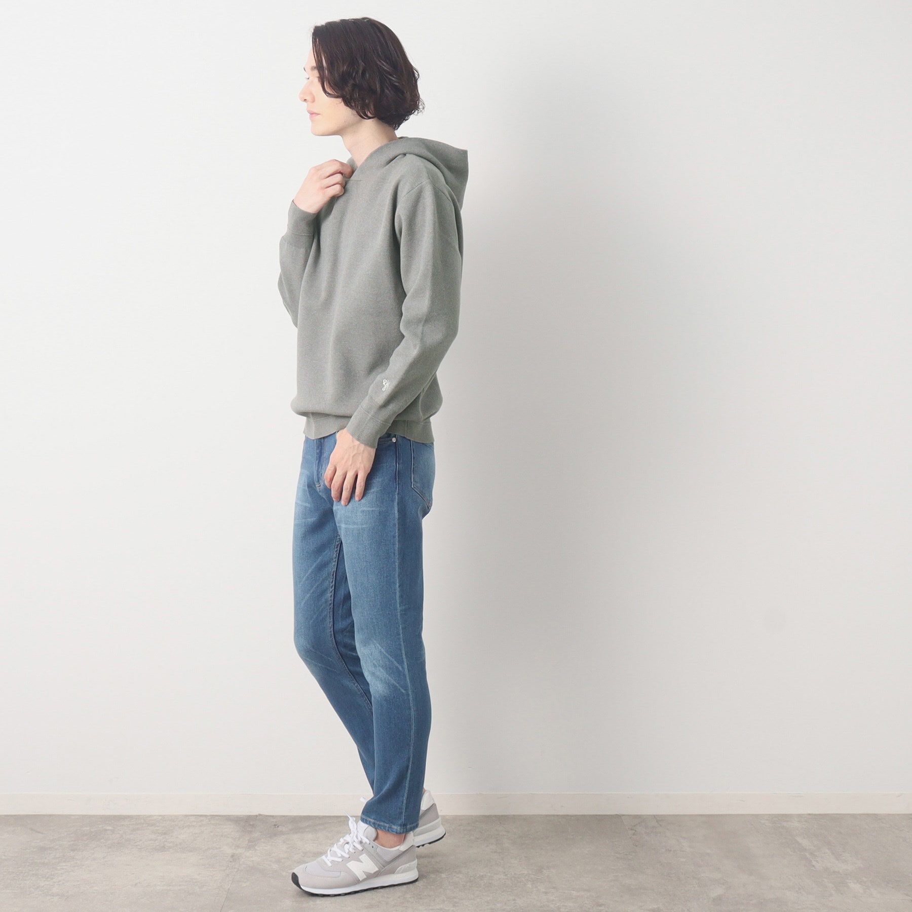 Dessin「フーデッドニットプルオーバー」|ニット・セーター|