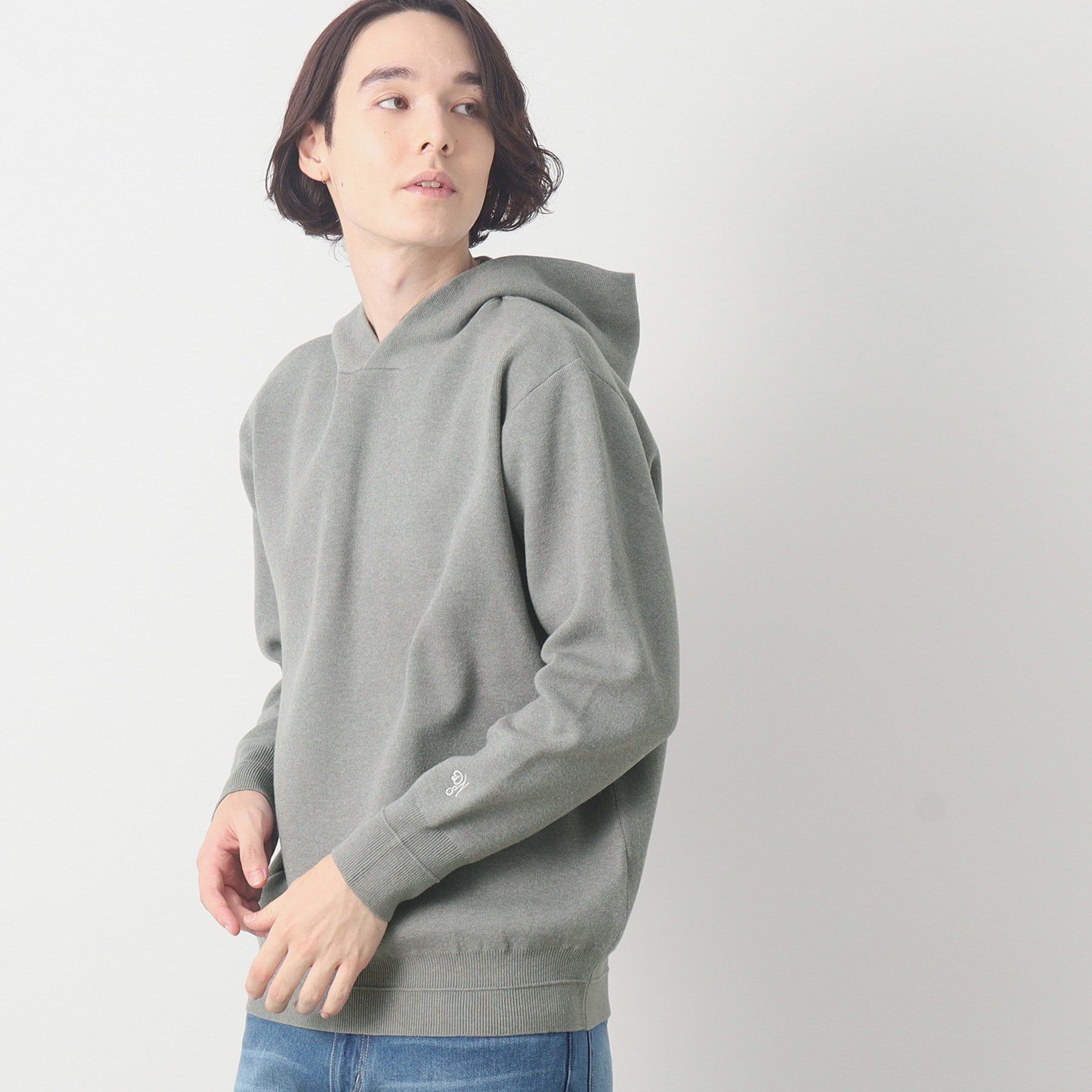 Dessin「フーデッドニットプルオーバー」|ニット・セーター|ｸﾞﾚｰ(012)