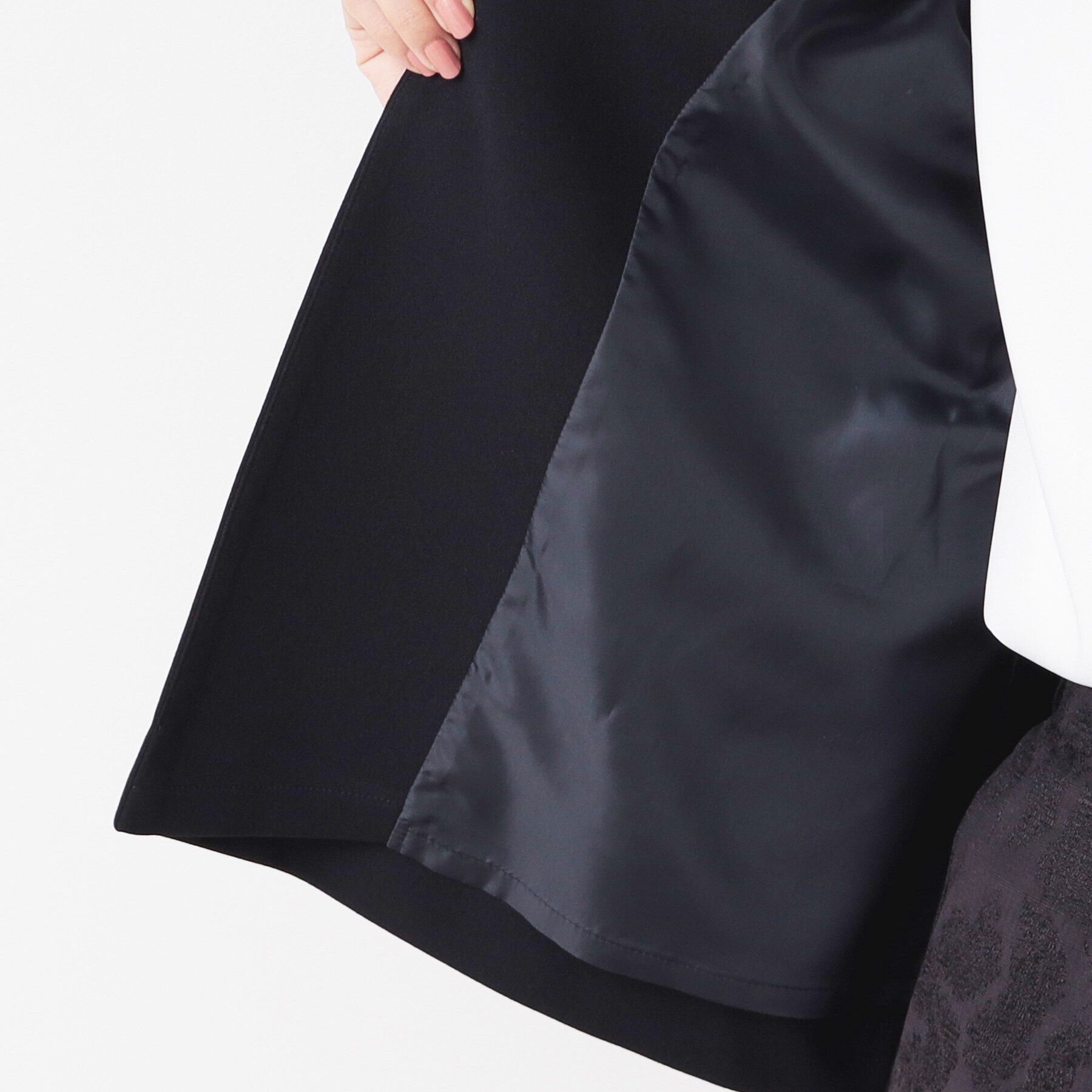 Dessin「【入卒/セレモニー/セットアップ可能/洗える】バックフリルテントラインジャケット」|ノーカラージャケット|