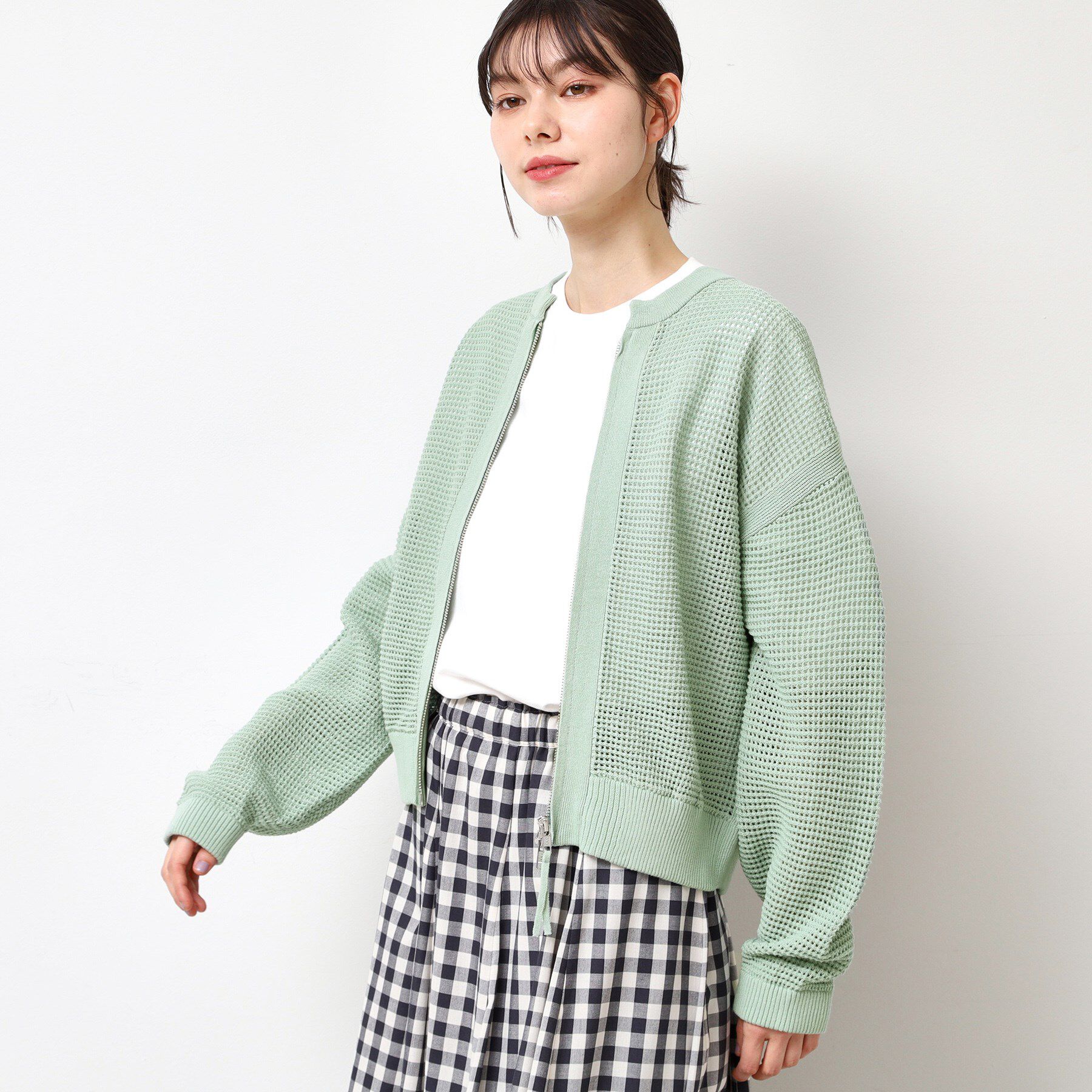 Dessin「【セットアップ可能・洗える】コットンメッシュブルゾン」|ブルゾン・スタジャン|