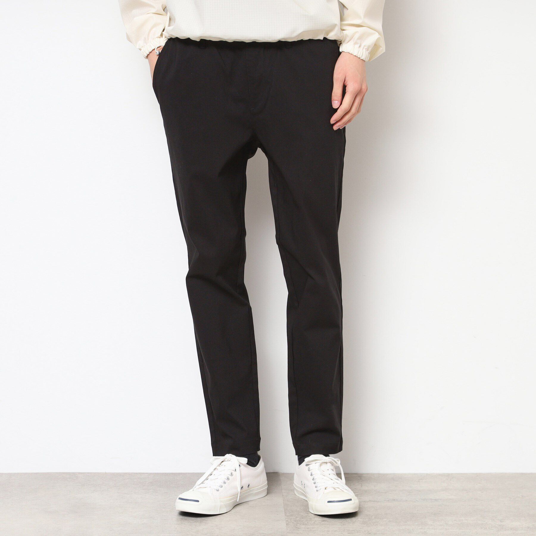 Dessin「【UV・ウエストゴム・洗える】ストレッチイージー」|その他|ブラック(019)