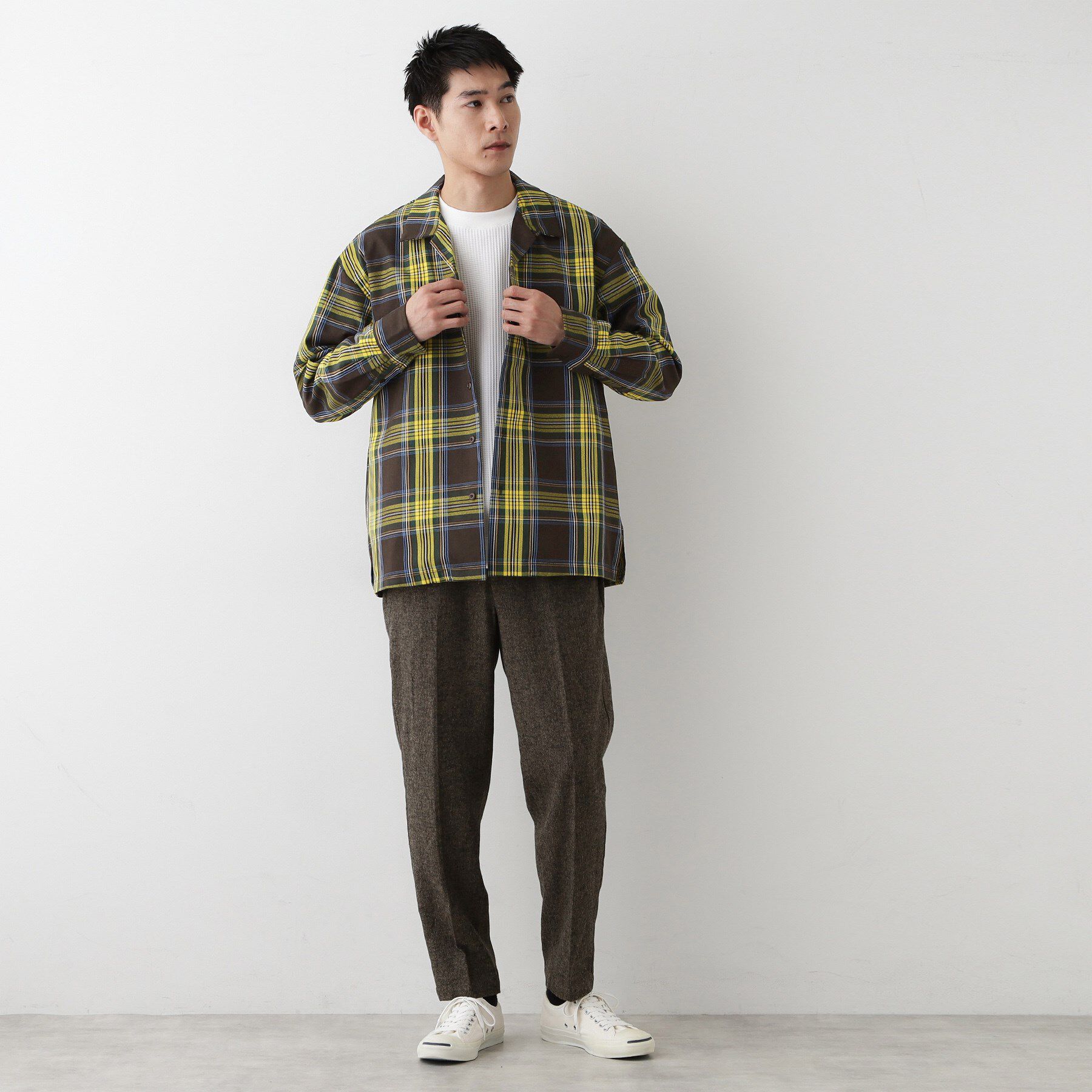 Dessin「【洗える】チェック柄シャツ」|シャツ・ブラウス|