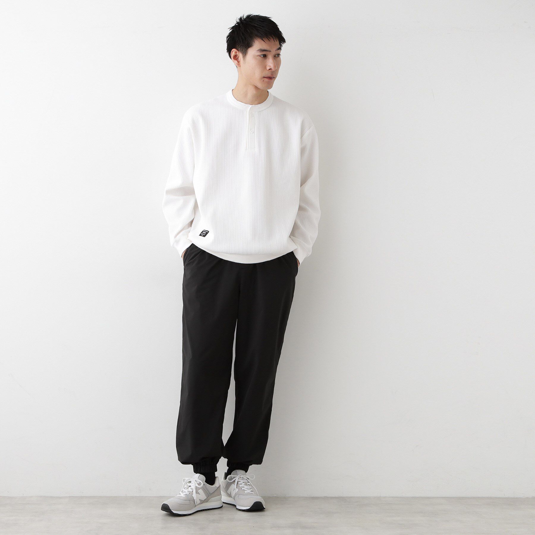 Dessin「【洗える】ソロテックスヘンリーネック」|Tシャツ・カットソー|