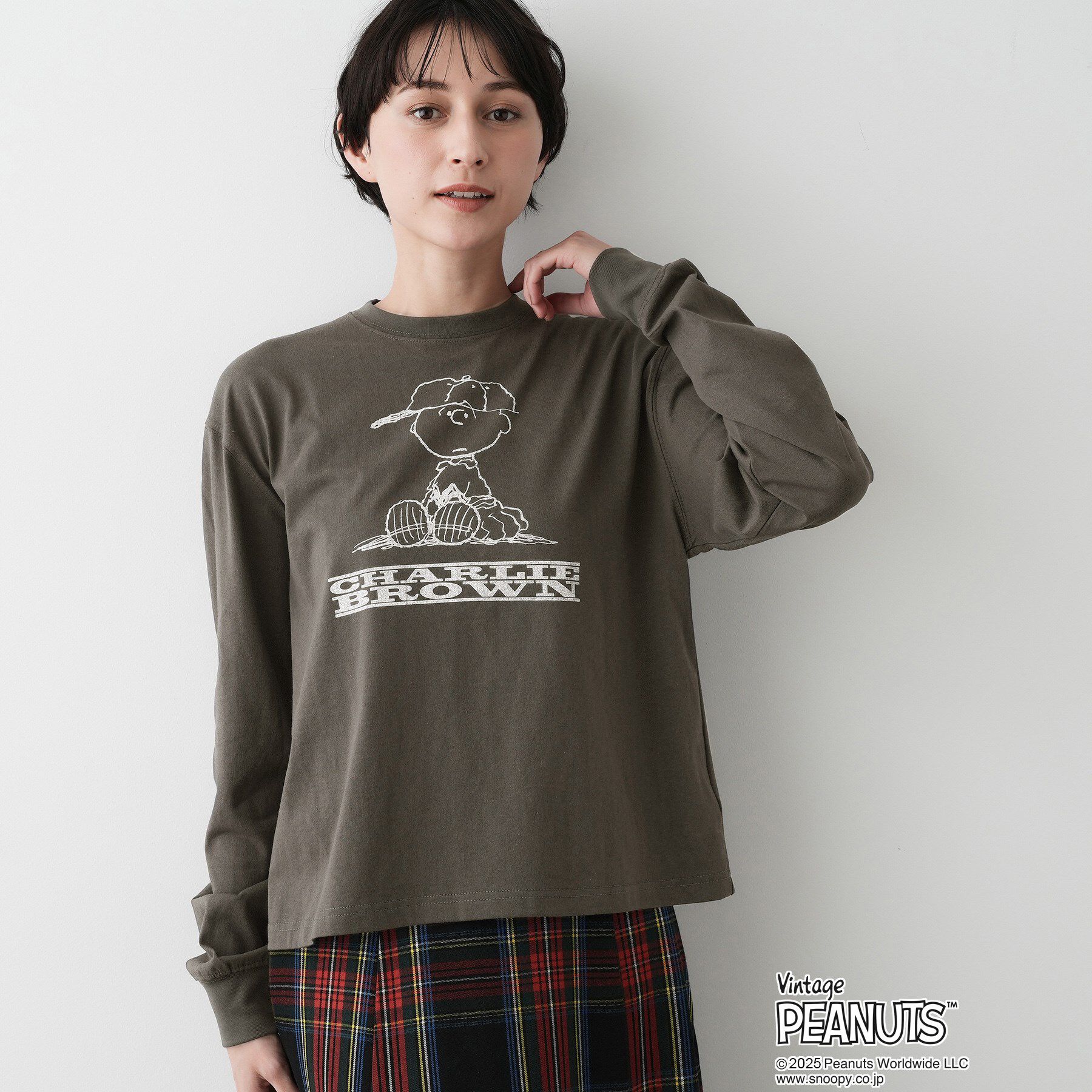 Dessin「PEANUTSロングTシャツ」|Tシャツ・カットソー|