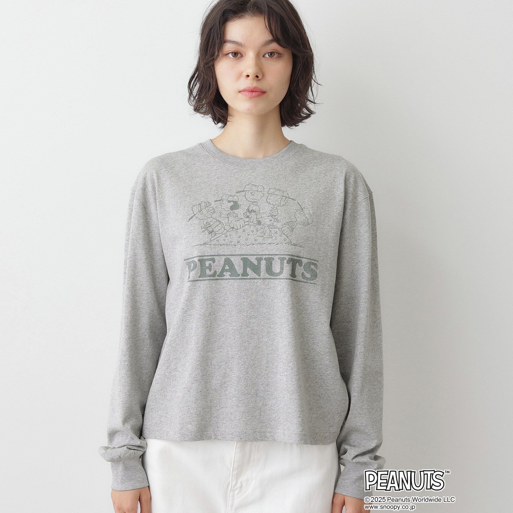 Dessin「PEANUTSロングTシャツ」|Tシャツ・カットソー|