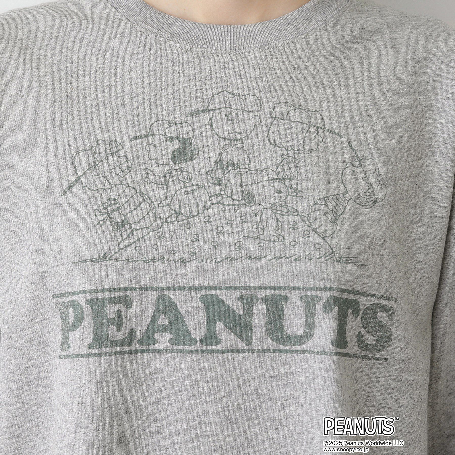 Dessin「PEANUTSロングTシャツ」|Tシャツ・カットソー|