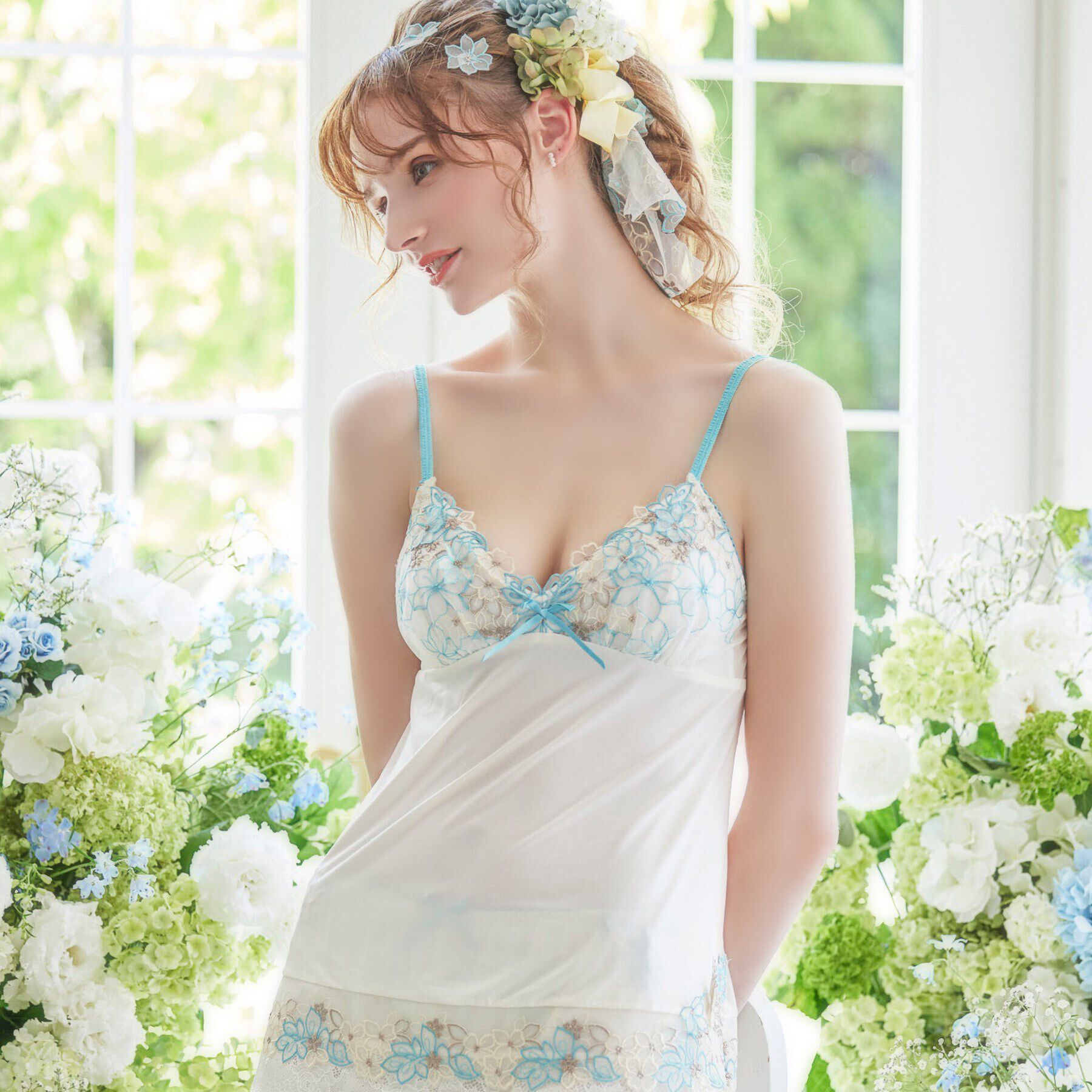 Risa Magli「ナタリア カップ付きキャミソール」|インナー|