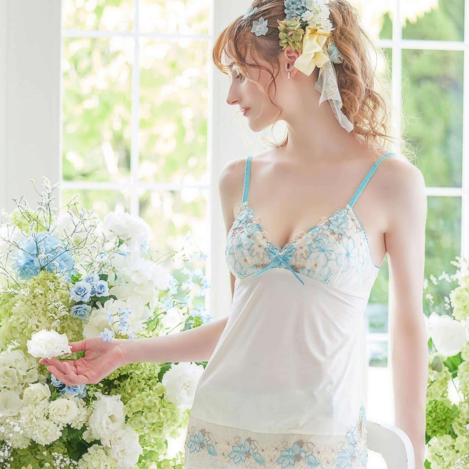 Risa Magli「ナタリア カップ付きキャミソール」|インナー|