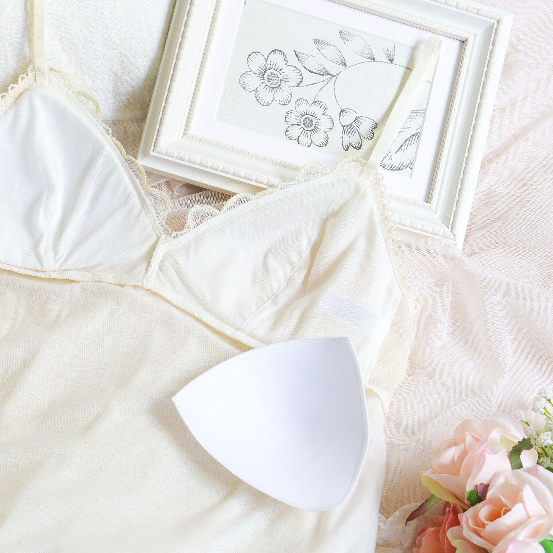 Risa Magli「マティア カップ付スリップ」|キャミソール|