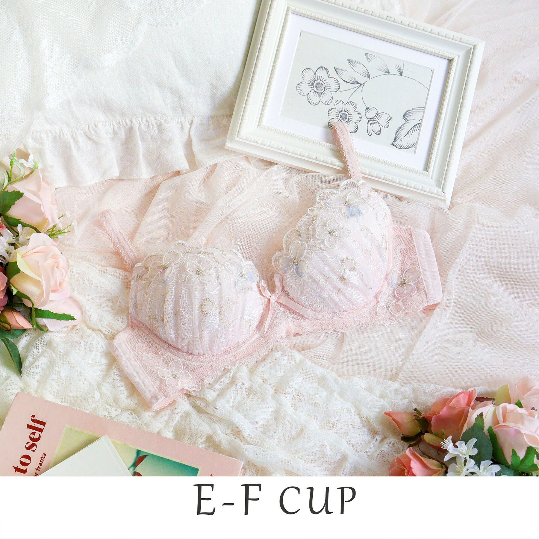 Risa Magli「マティア ブラジャー（E-F）＜スウィートリッチ＞」|インナー|ピンク(071)