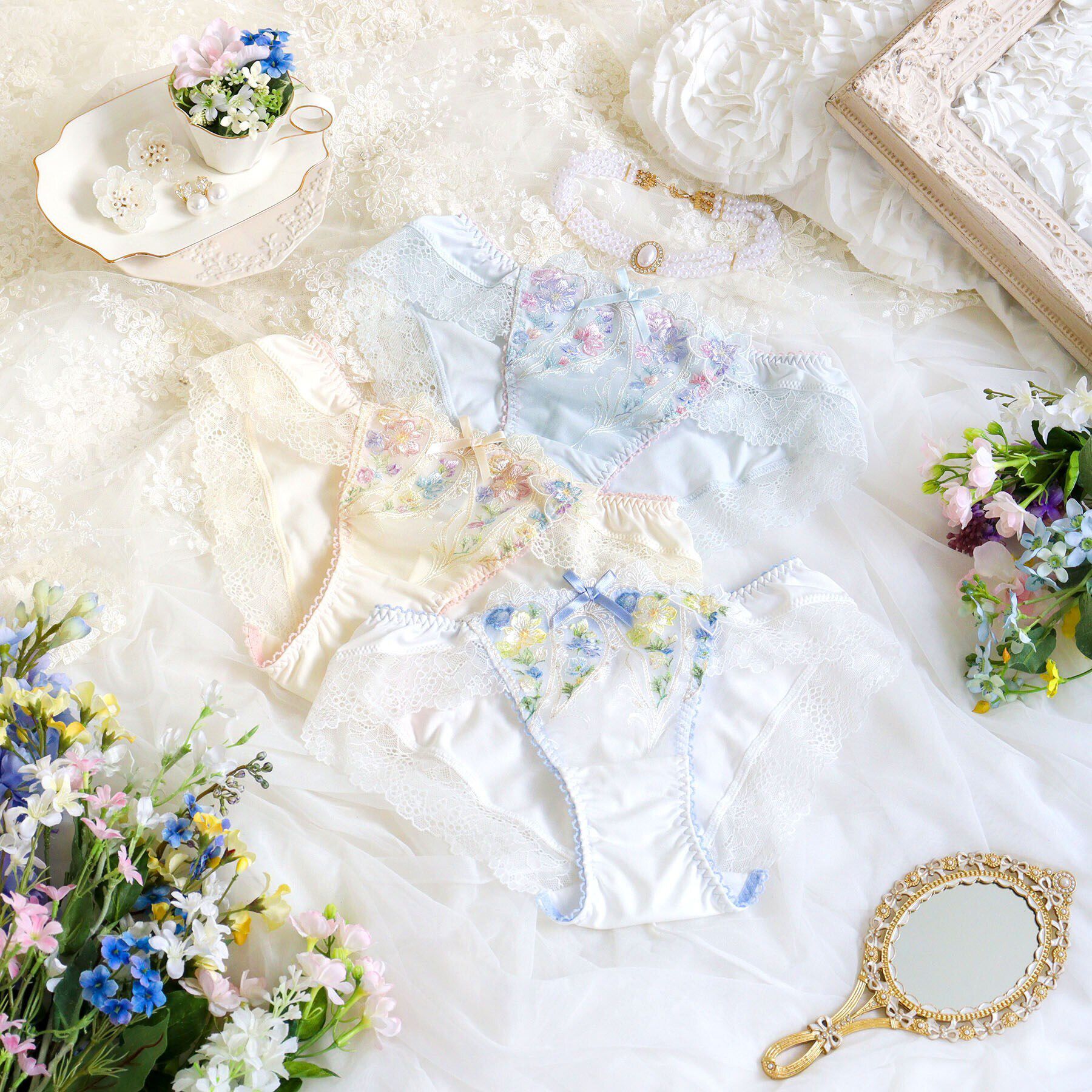 Risa Magli「フロリタ ノーマルショーツ」|インナー|