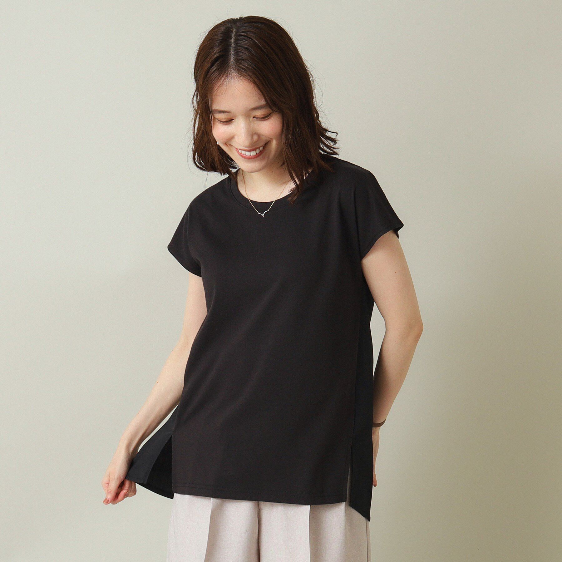 ITS&rsquo;DEMO「【通勤／手洗い可】ドッキングプルオーバー」|Tシャツ・カットソー|