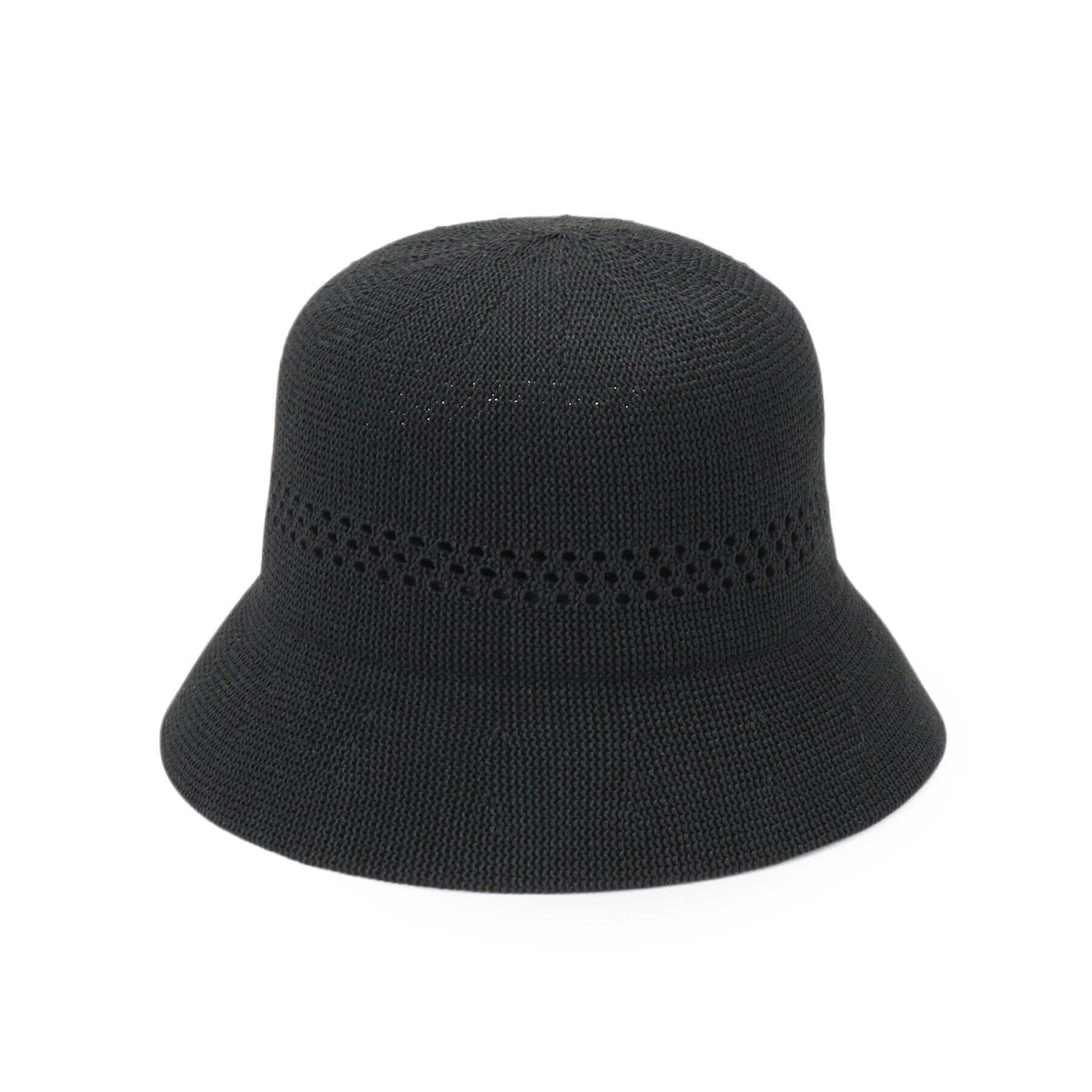 ITS&rsquo;DEMO「【サイズ調整可】ナチュラルペーパーライクハット」|ハット|ブラック(019)