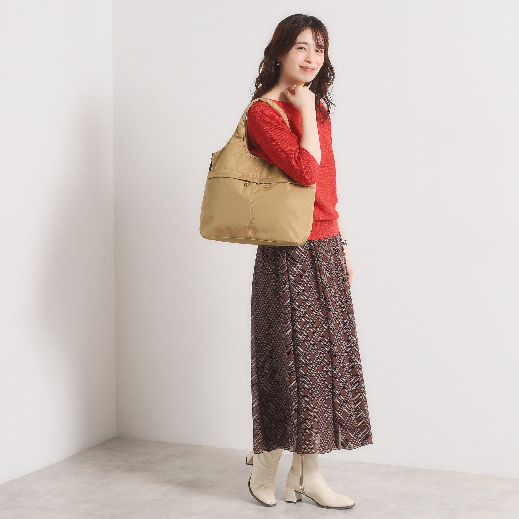 ITS&rsquo;DEMO「【10ポケット】高密度2WAYバルーントート」|トートバッグ|