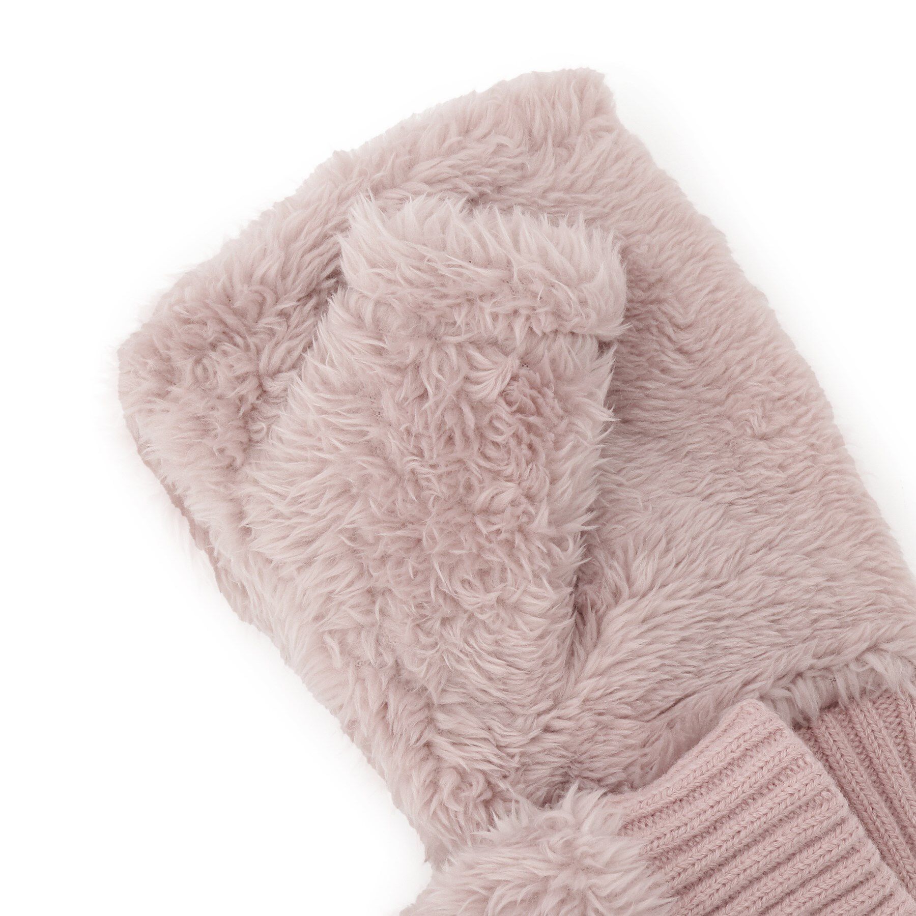 ITS&rsquo;DEMO「【手洗い可】ボアフード付きミトン」|手袋|