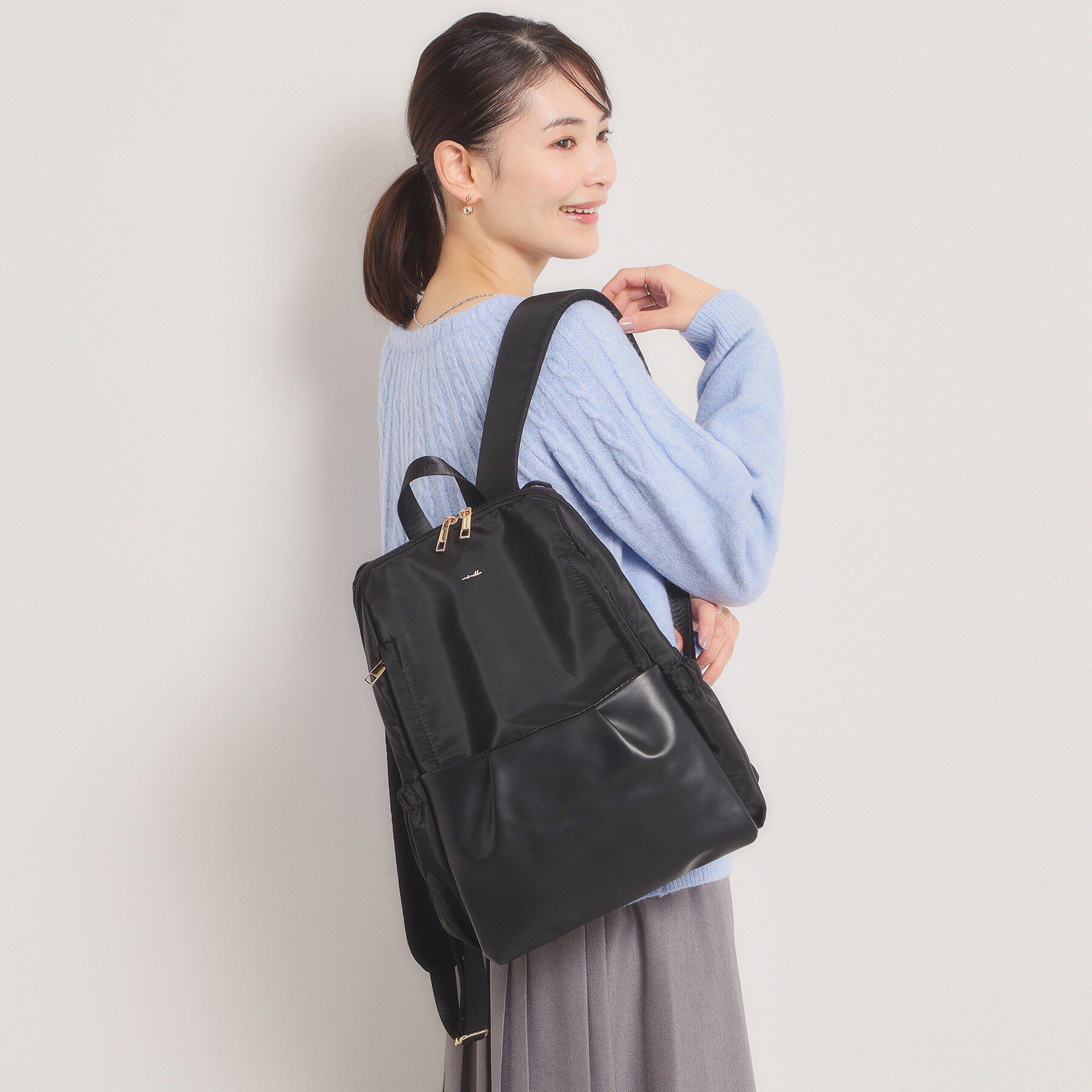 ITS&rsquo;DEMO「【収納アドバイザー監修】バルーンリュック」|リュック|