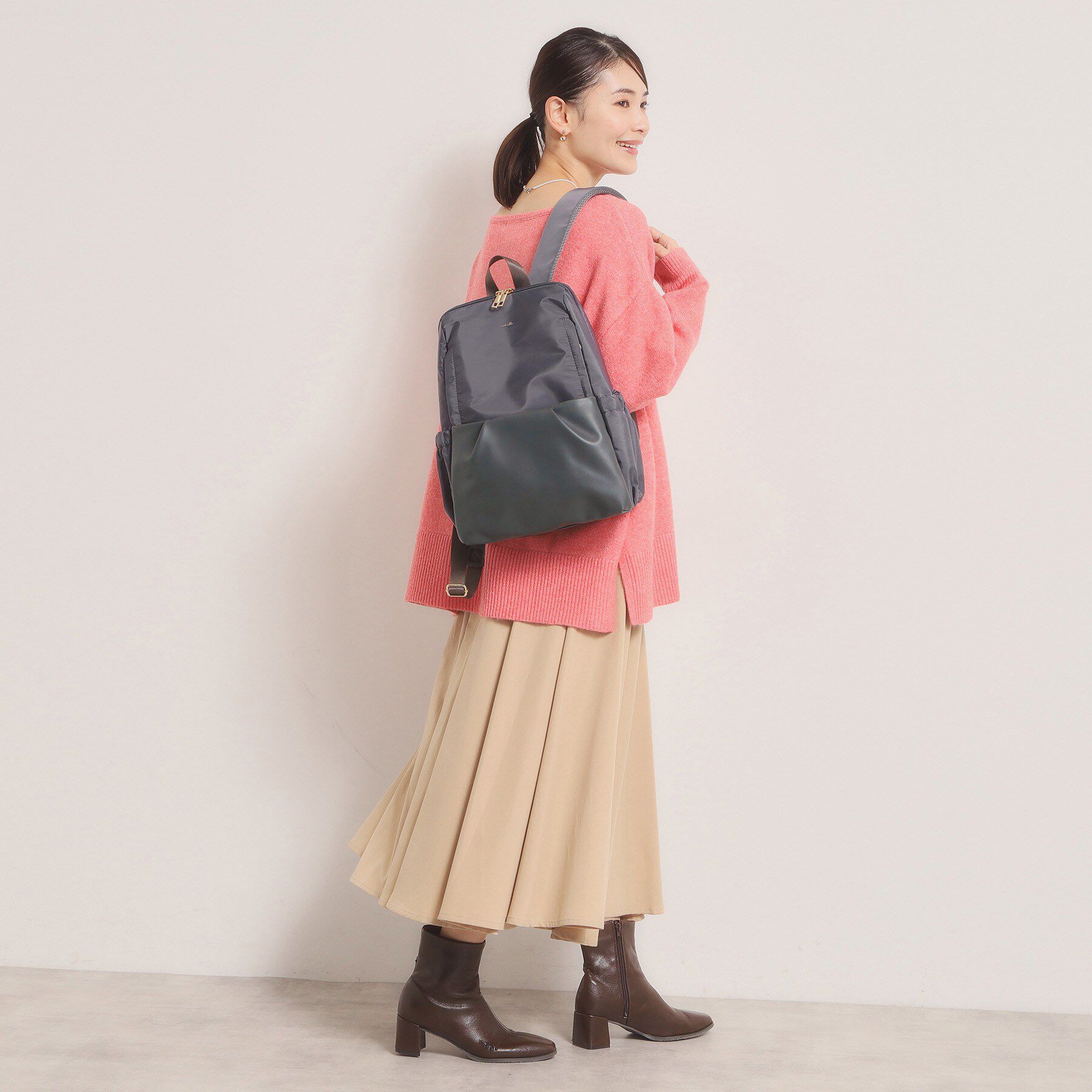 ITS&rsquo;DEMO「【収納アドバイザー監修】バルーンリュック」|リュック|