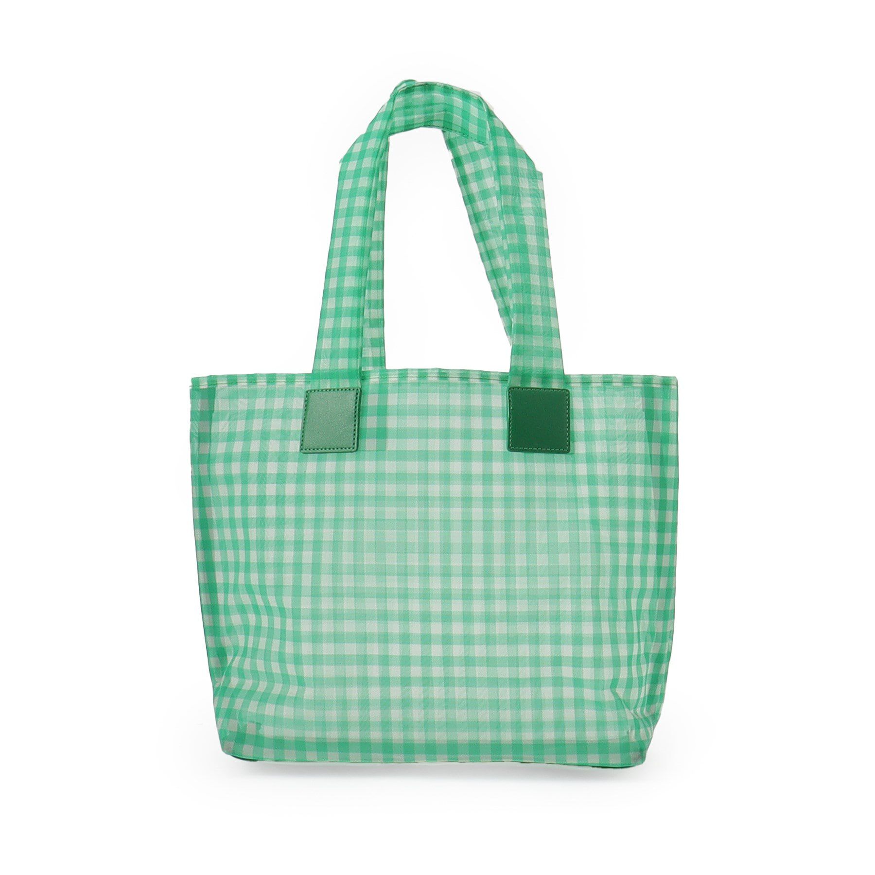 Ober Tashe「ギンガムチェック チュールバッグ トートバッグ」|トートバッグ|