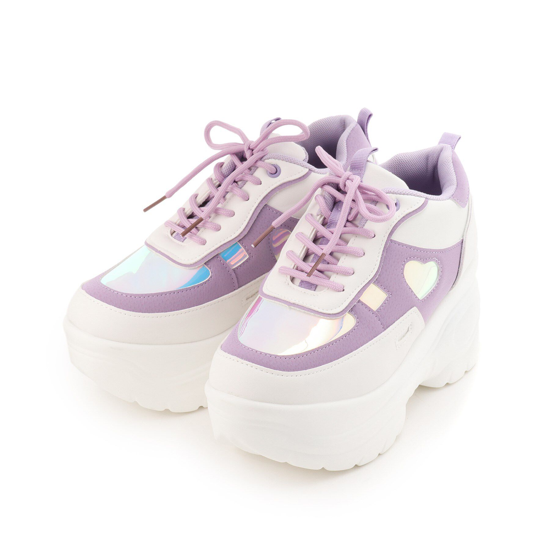 csT&P「厚底ハートオーロラスニーカー」|スニーカー|