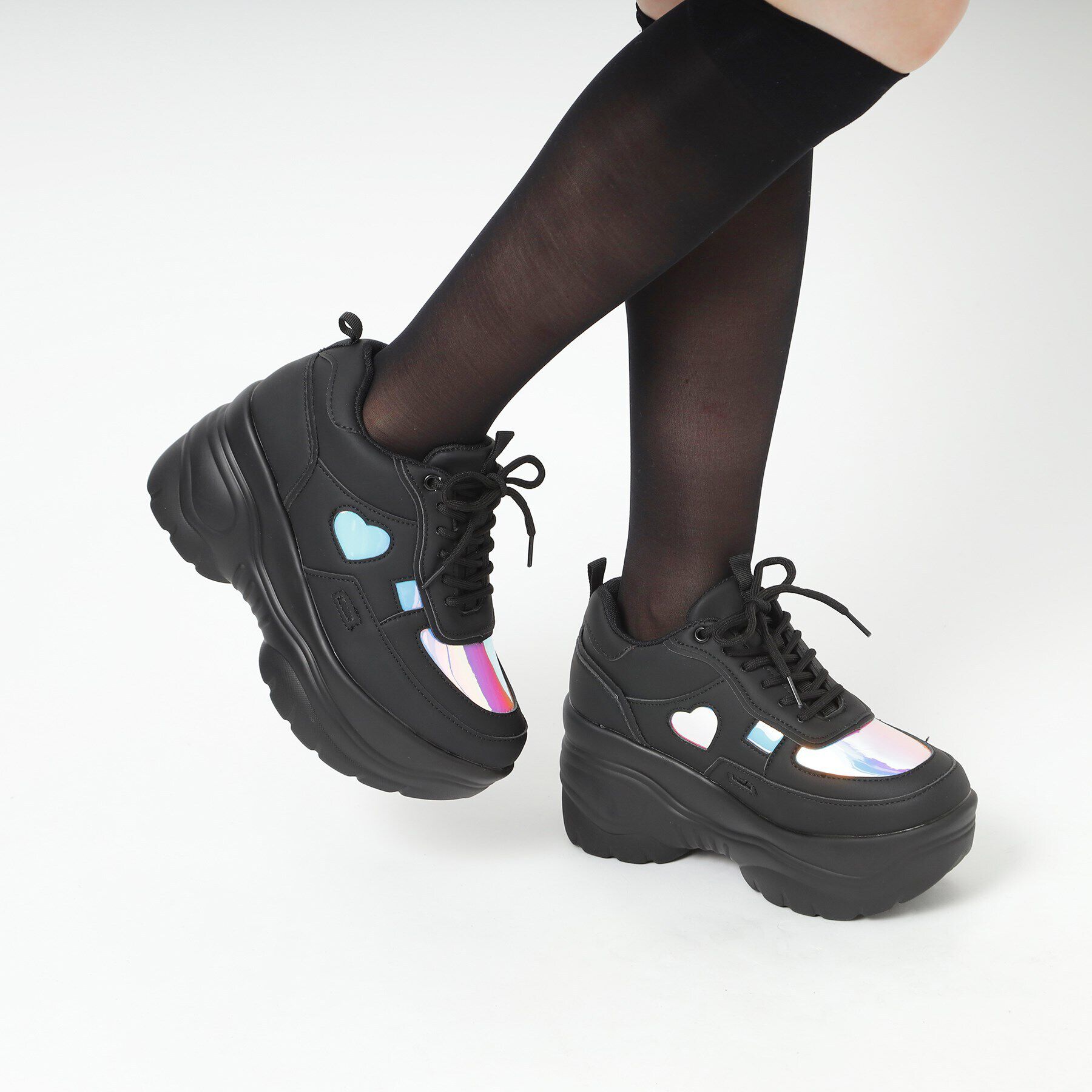 csT&P「厚底ハートオーロラスニーカー」|スニーカー|