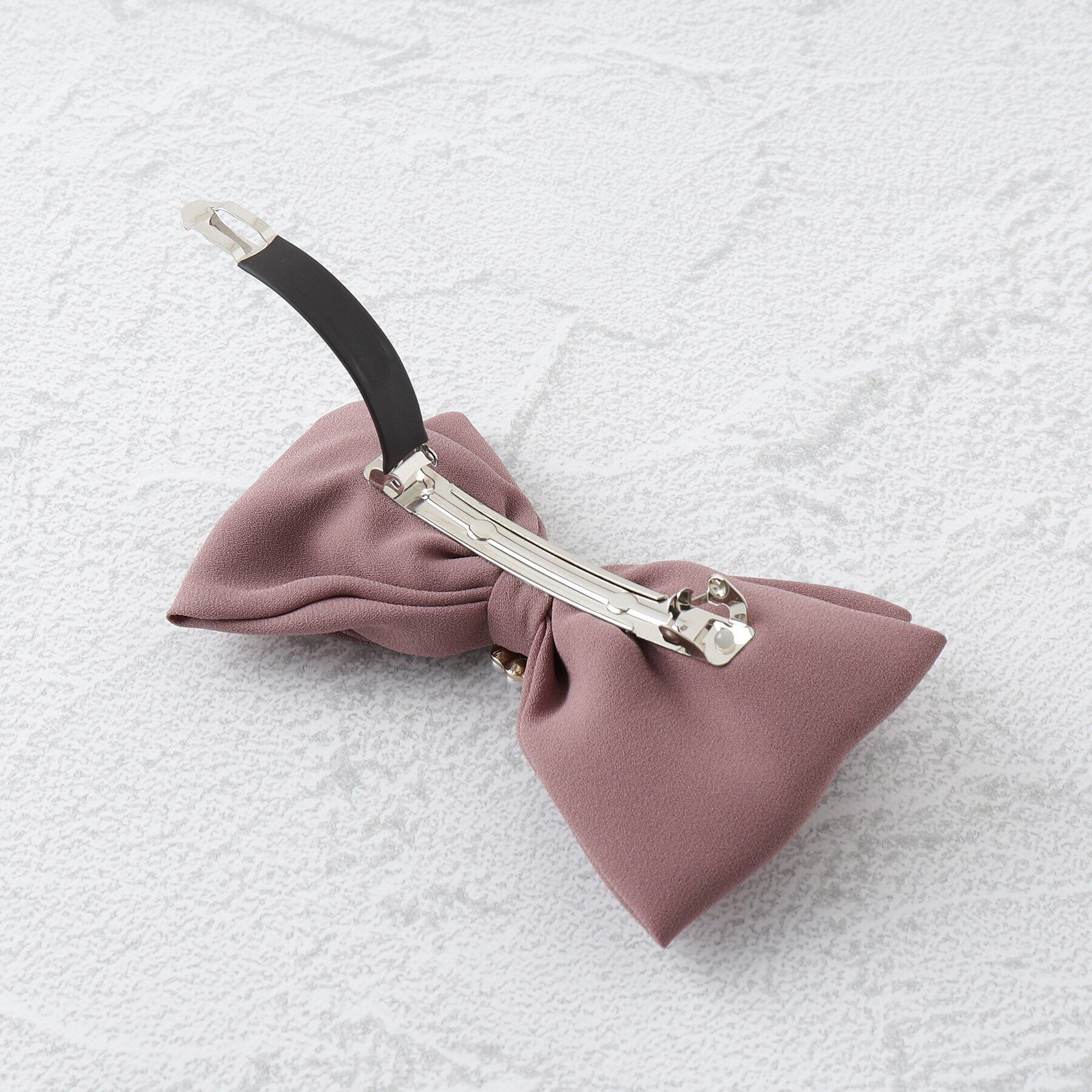 Grandedge「ビジュー付きリボンバレッタ」|その他|