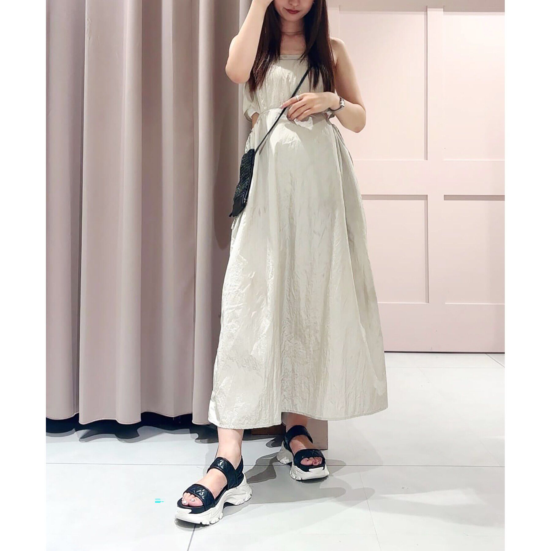 ESPERANZA「厚底キルティングスポサン 24SS」|サンダル|
