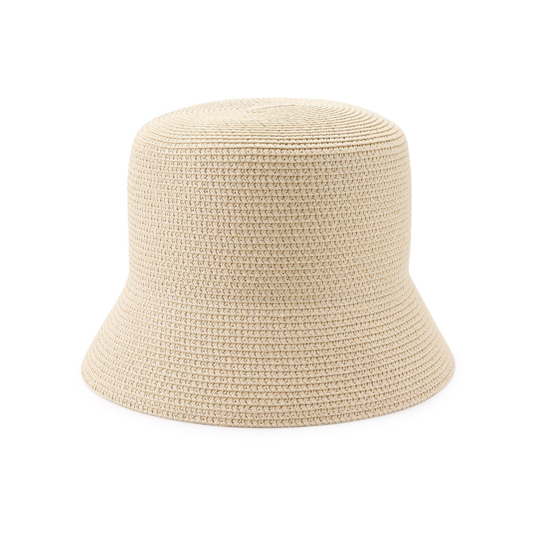 Grandedge「シンプル雑材クローシュ ハット」|ハット|アイボリー(004)