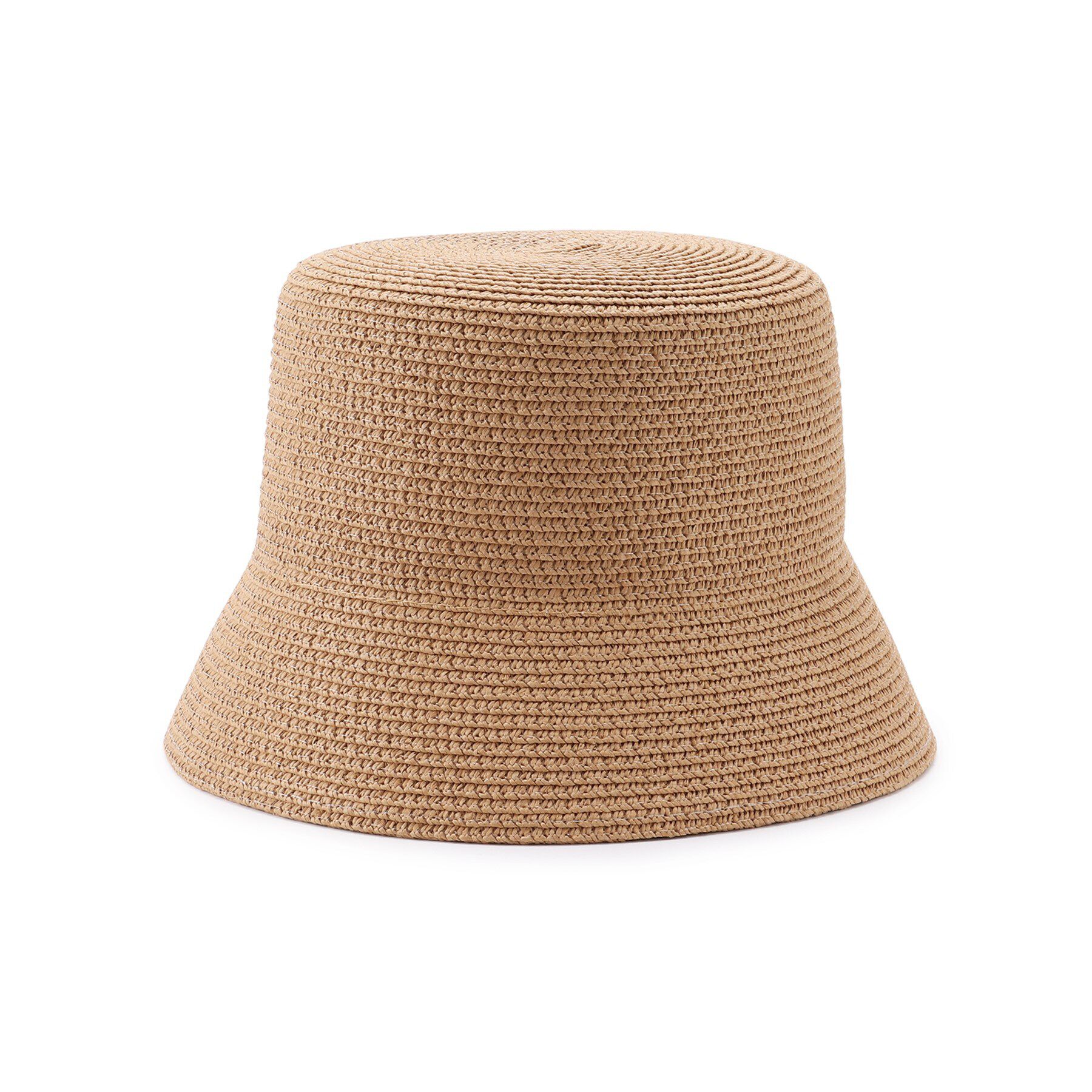 Grandedge「シンプル雑材クローシュ ハット」|ハット|ベージュ(052)