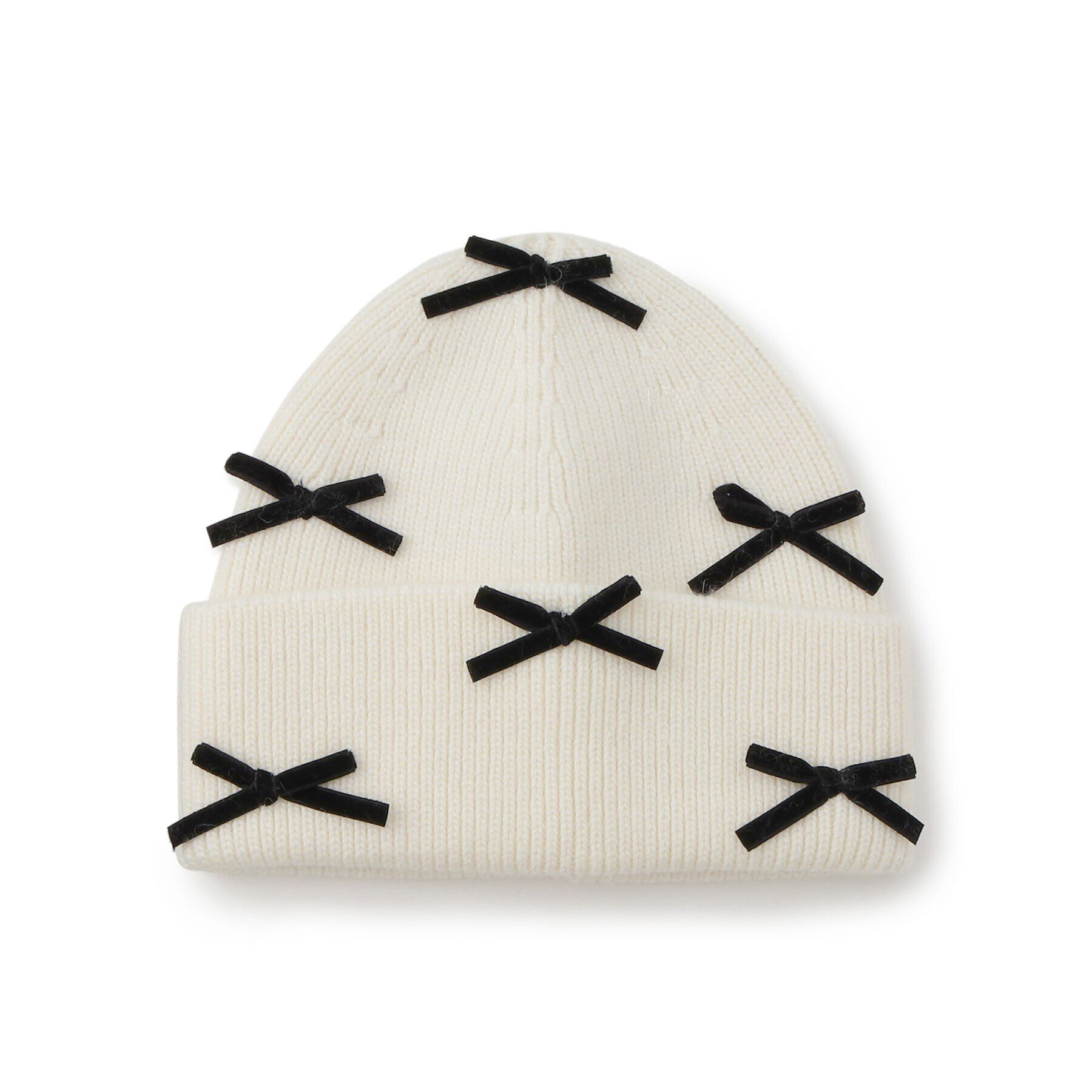 Grandedge「ベロアメニーリボンニット帽」|ニット帽|ｱｲﾎﾞﾘｰ(004)