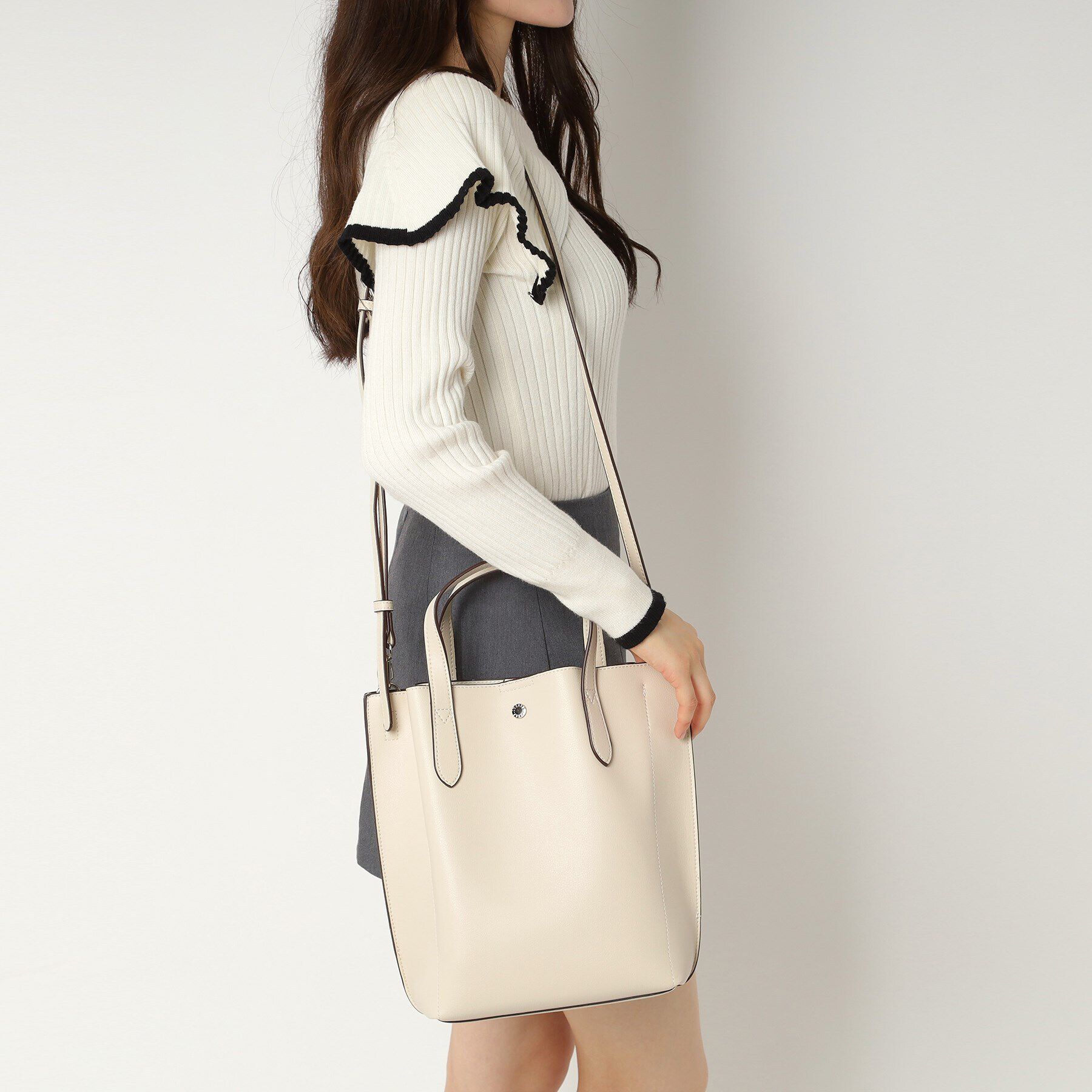 Ober Tashe「【かるいかばん】縦型2WAYトートバッグ」|トートバッグ|
