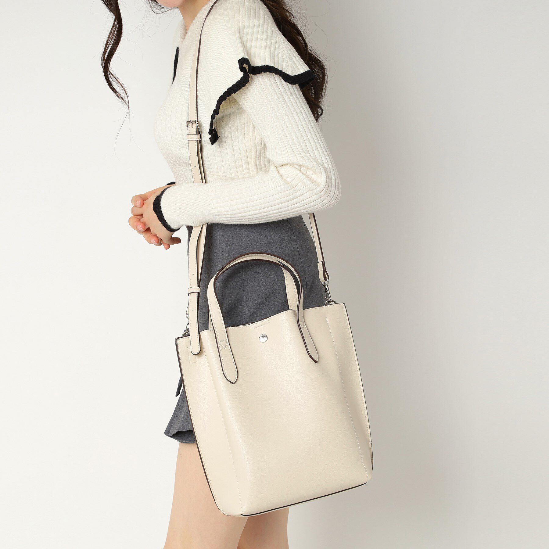 Ober Tashe「【かるいかばん】縦型2WAYトートバッグ」|トートバッグ|