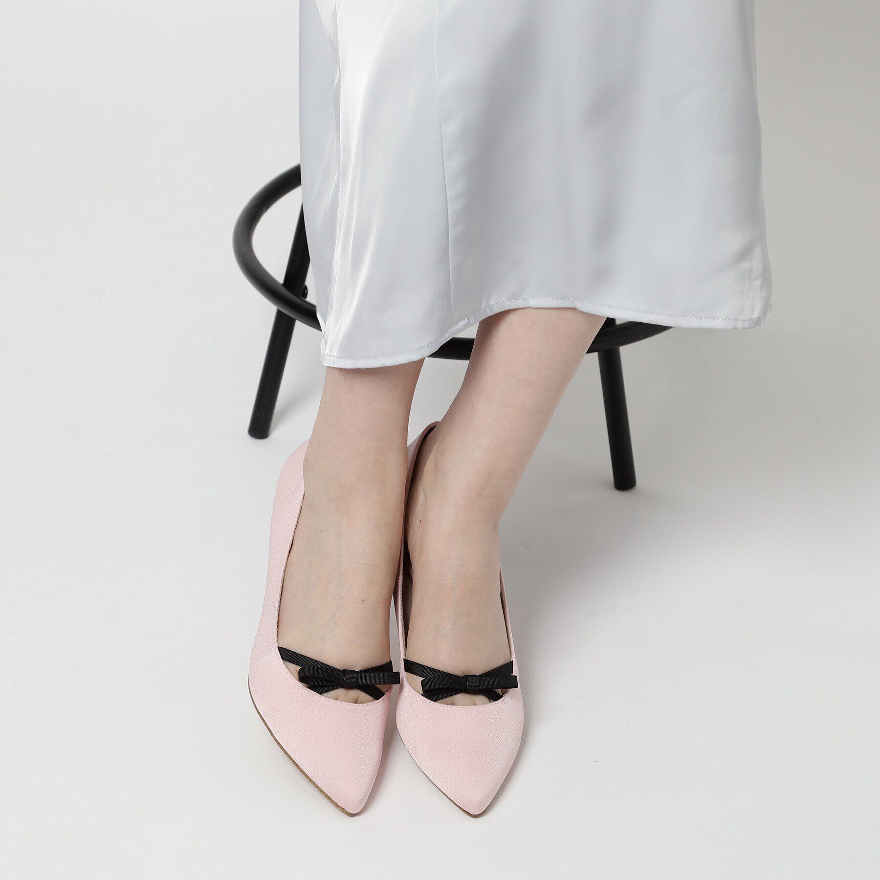 ESPERANZA「リボンポインテッドパンプス」|パンプス|