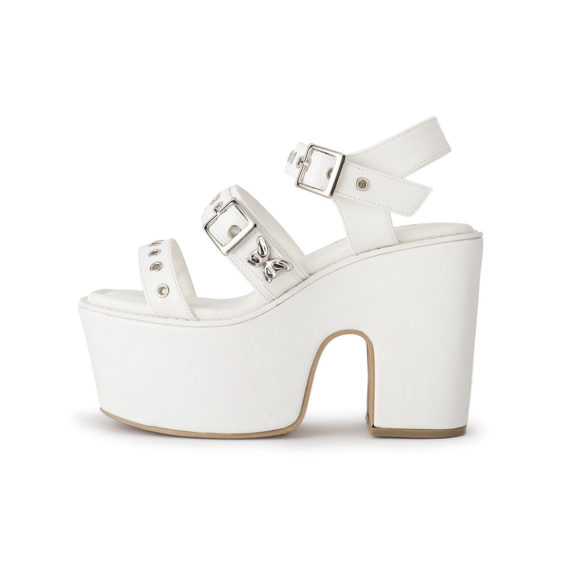 csT&P「厚底バタフライ付ベルトサンダル」|サンダル|